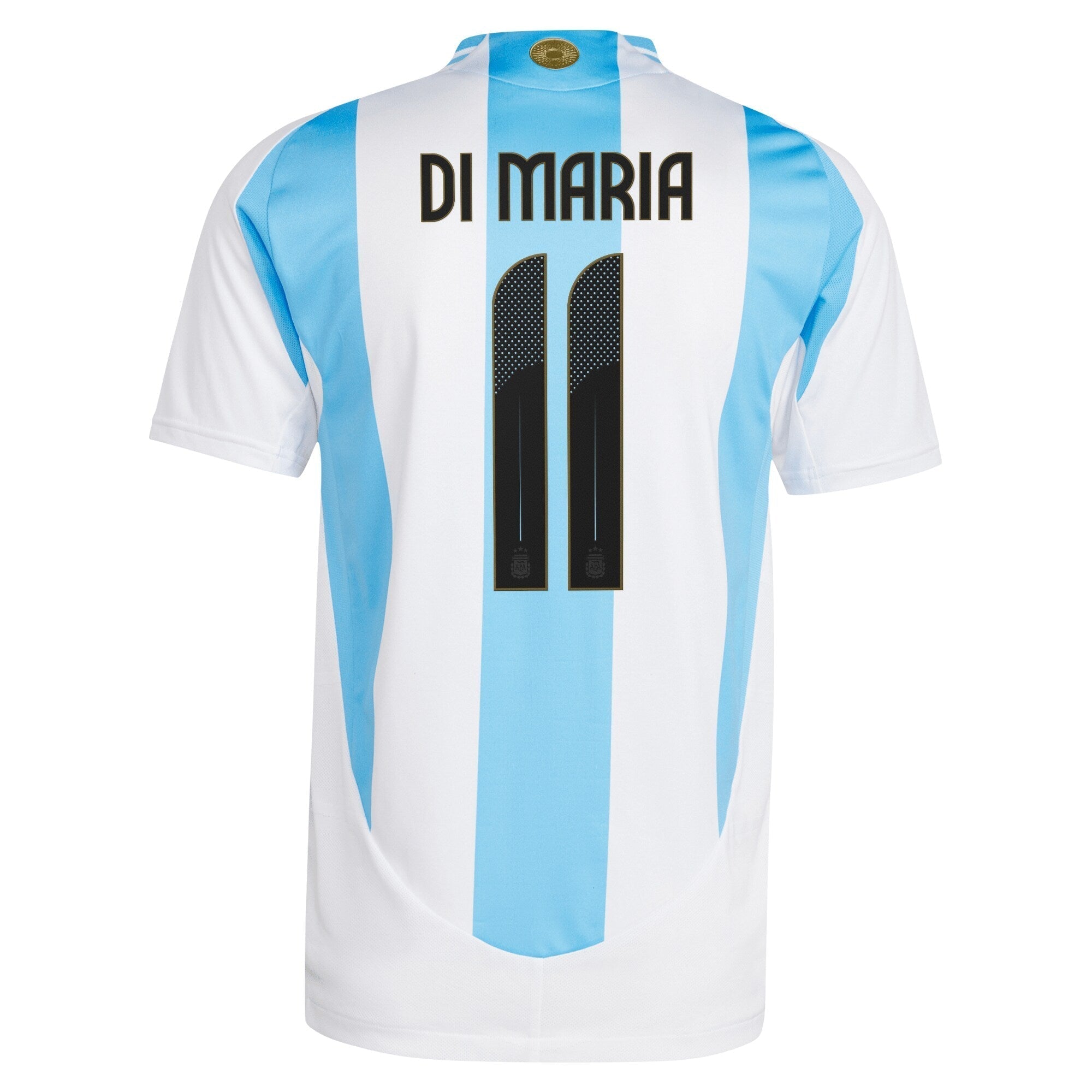 Angel Di Maria Argentina National Team  2024 Home Soccer Shirt - White