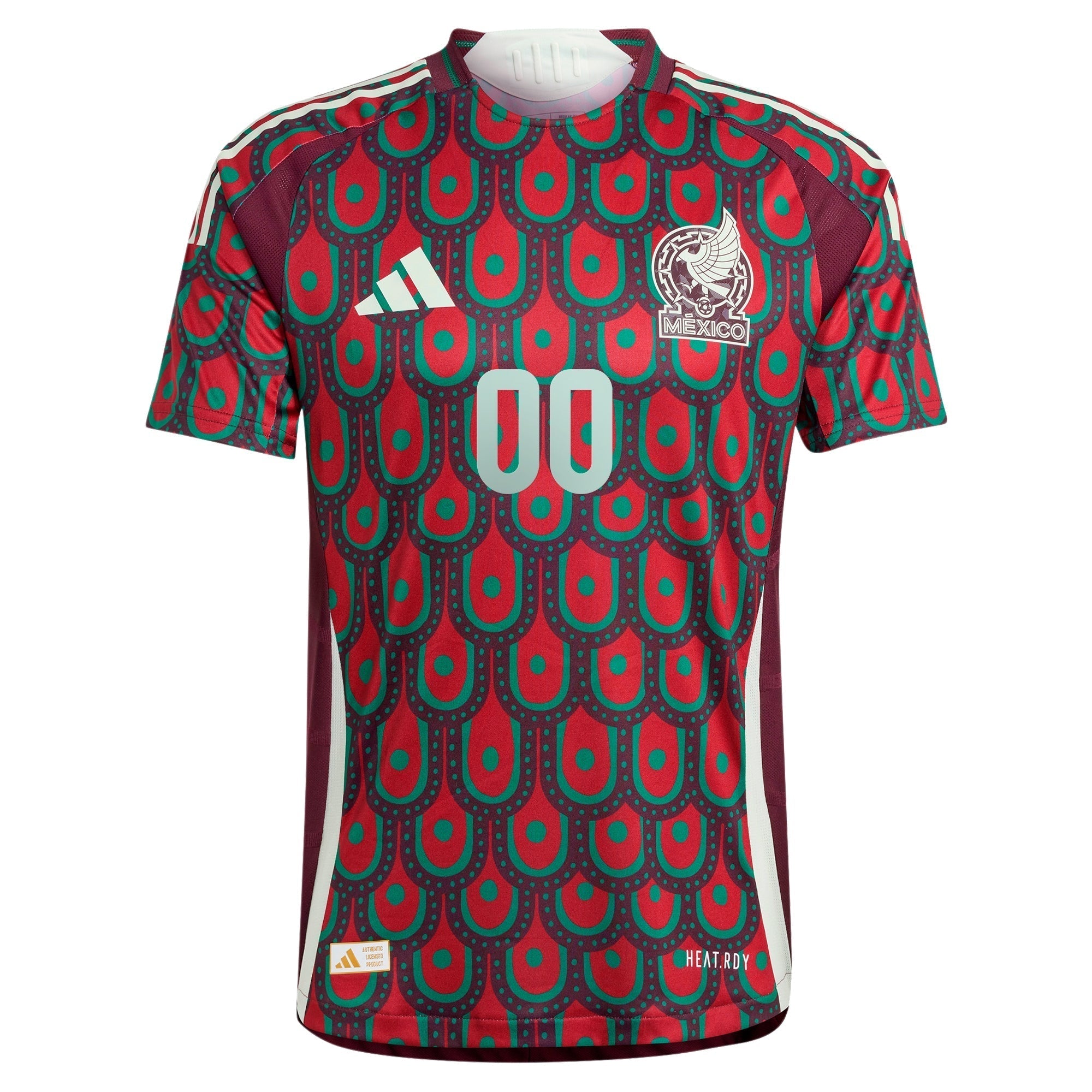 Mexico National Team  2024 Home Customized Soccer Shirt - Burgundy