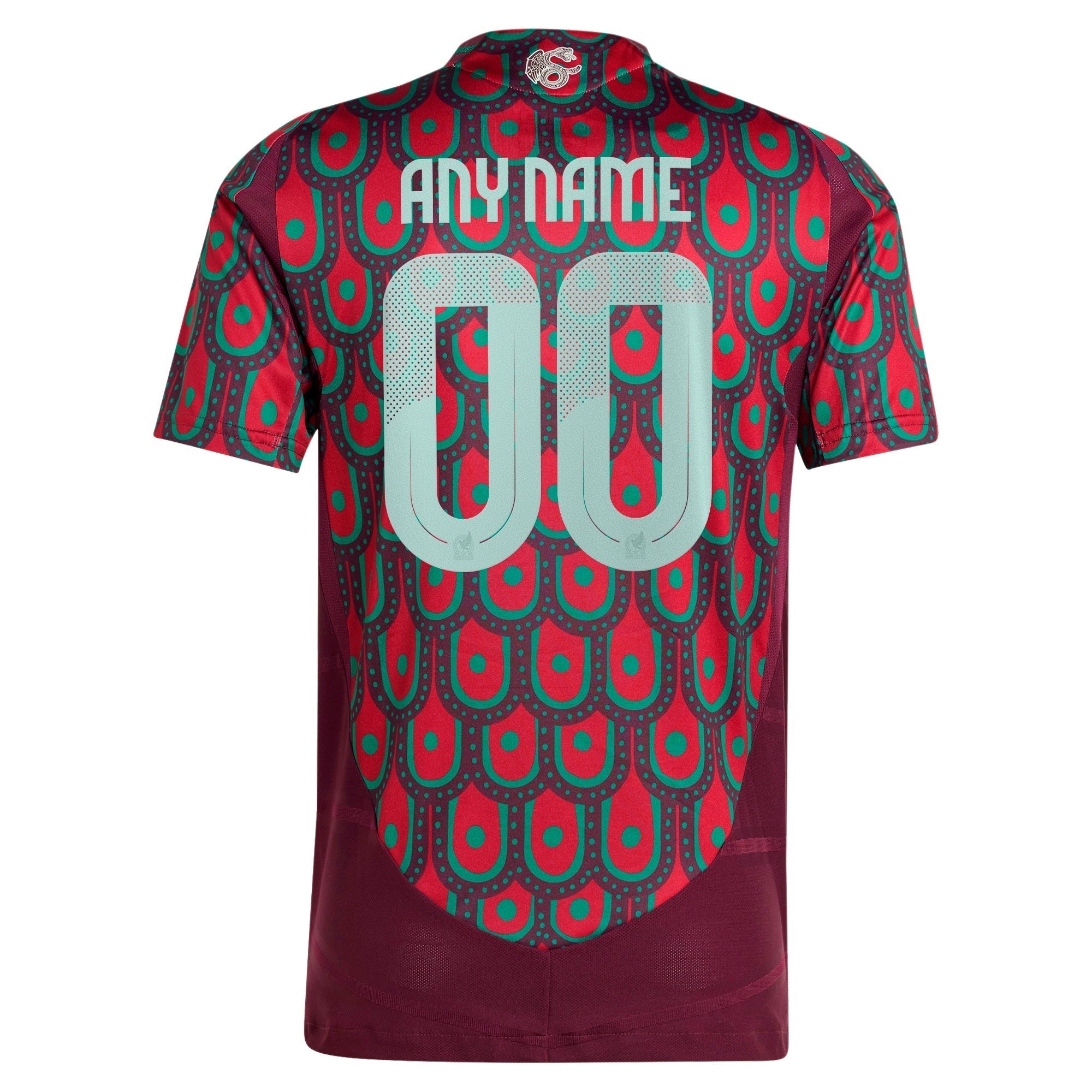 Mexico National Team  2024 Home Customized Soccer Shirt - Burgundy