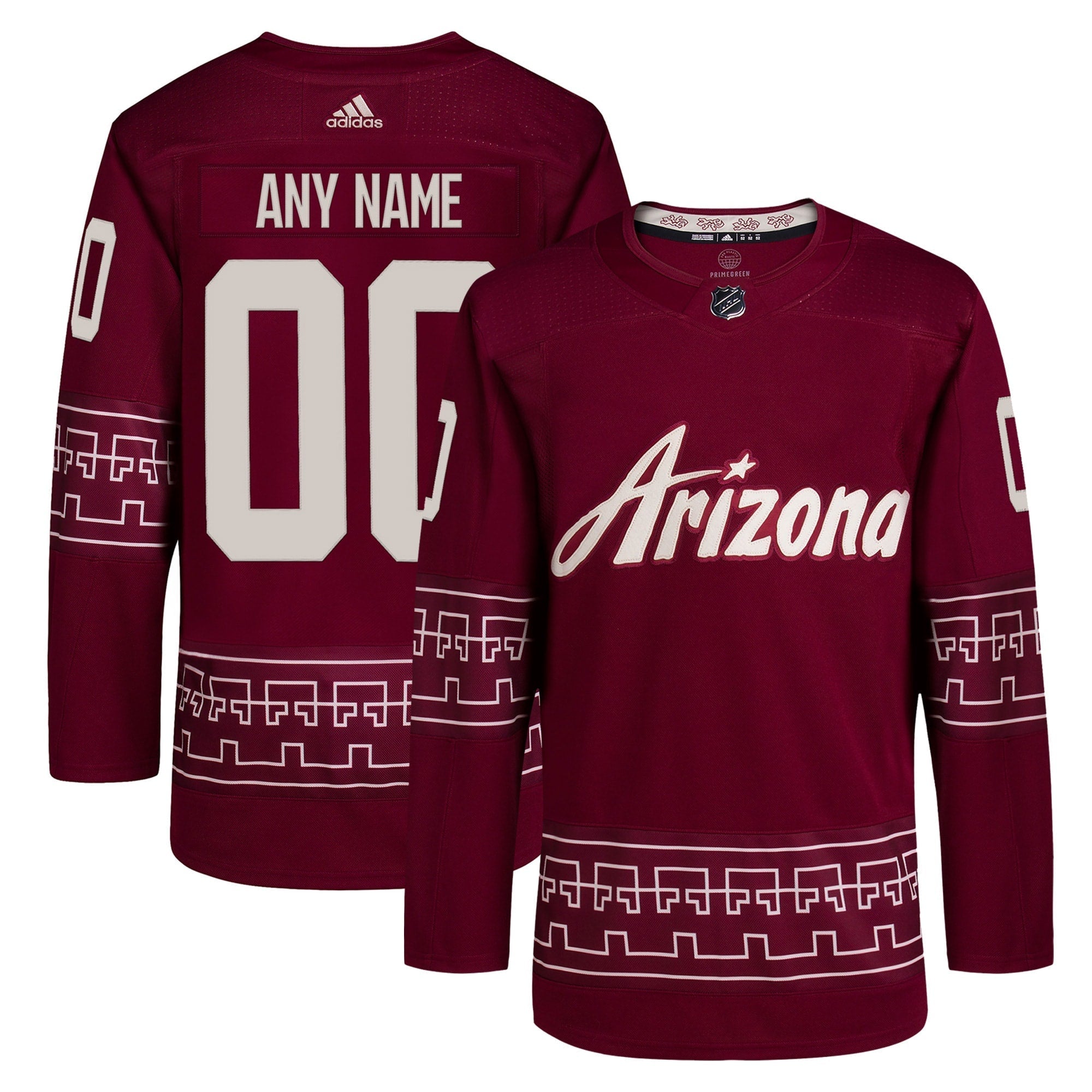 Arizona Coyotes  Alternate Primegreen customized Shirt - Garnet