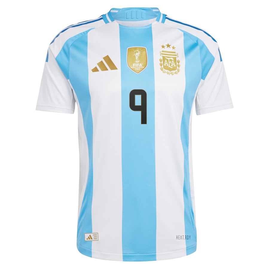Julián Álvarez Argentina National Team  2024 Home Soccer Shirt - White