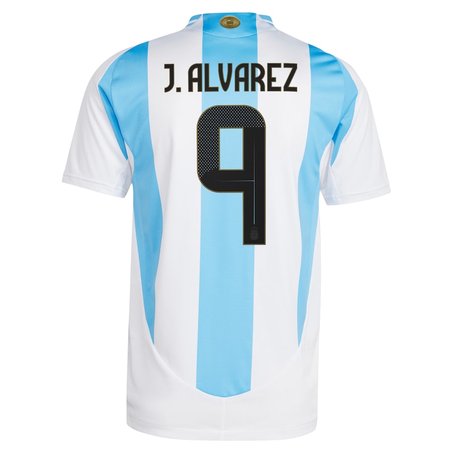 Julián Álvarez Argentina National Team  2024 Home Soccer Shirt - White