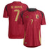 Kevin De Bruyne Belgium National Team  2024 Home Player Soccer Shirt - Burgundy