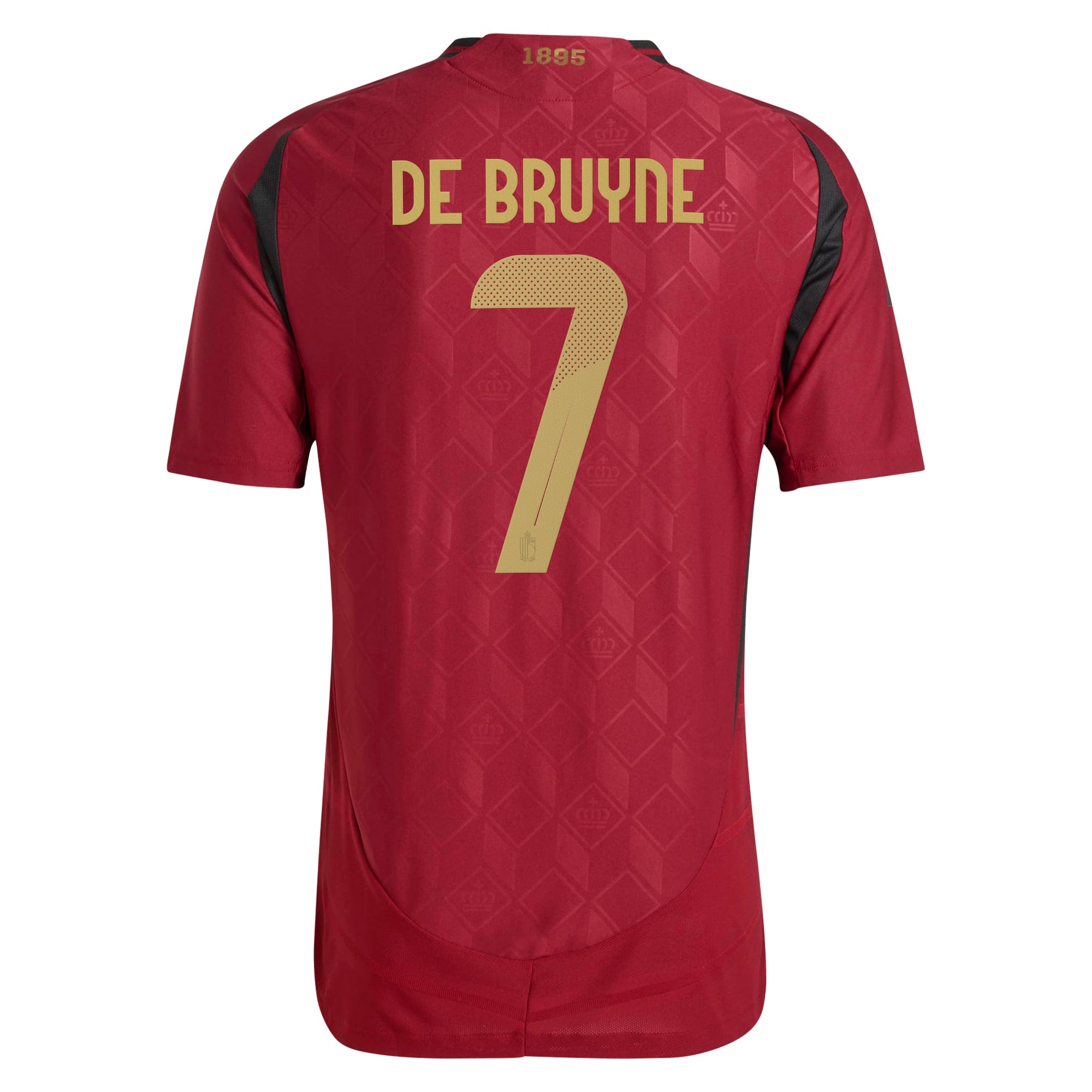 Kevin De Bruyne Belgium National Team  2024 Home Player Soccer Shirt - Burgundy