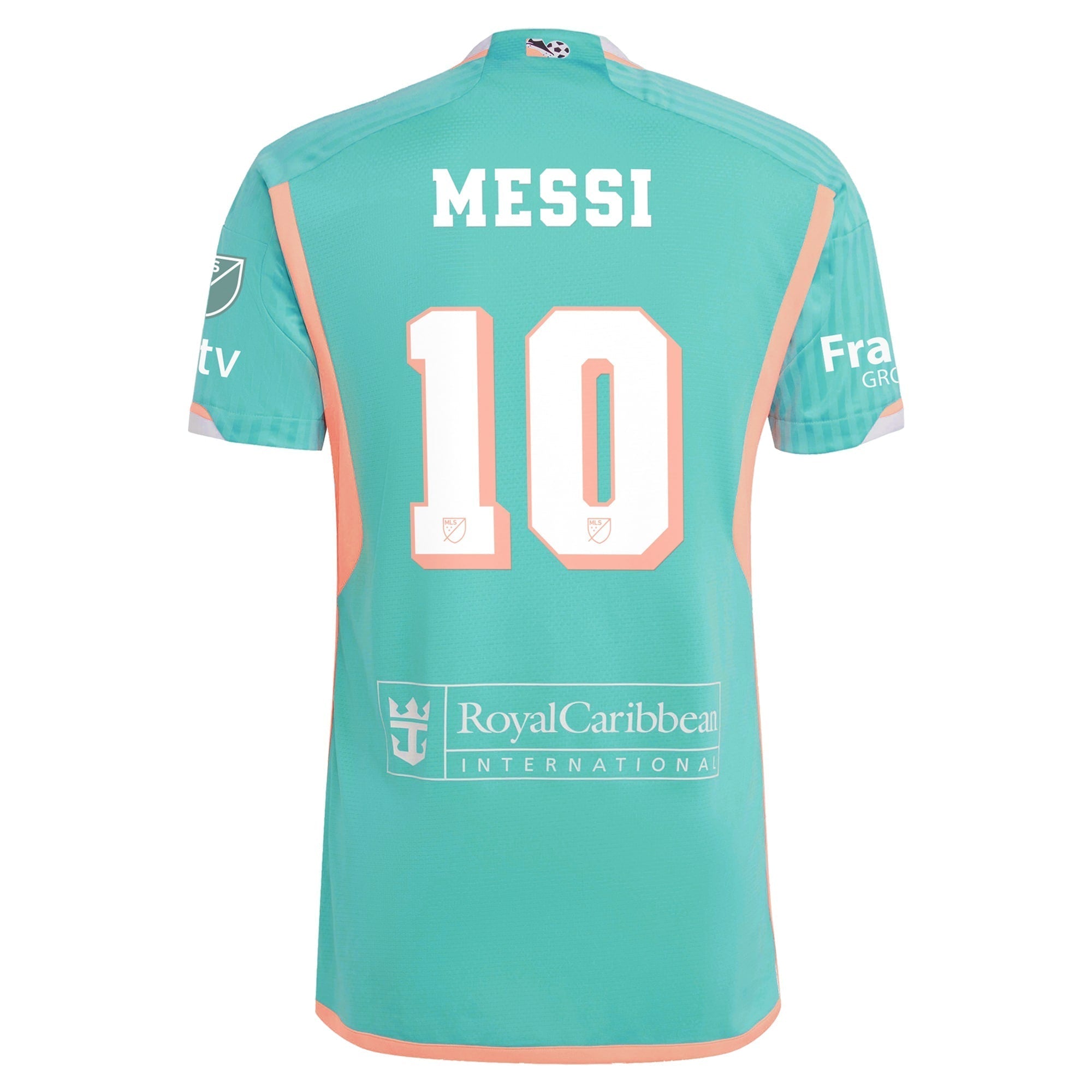 Lionel Messi Inter Miami CF 2024 Archive Soccer Shirt - Aqua