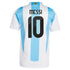 Lionel Messi Argentina National Team 2024 Home Player Soccer Shirt - White