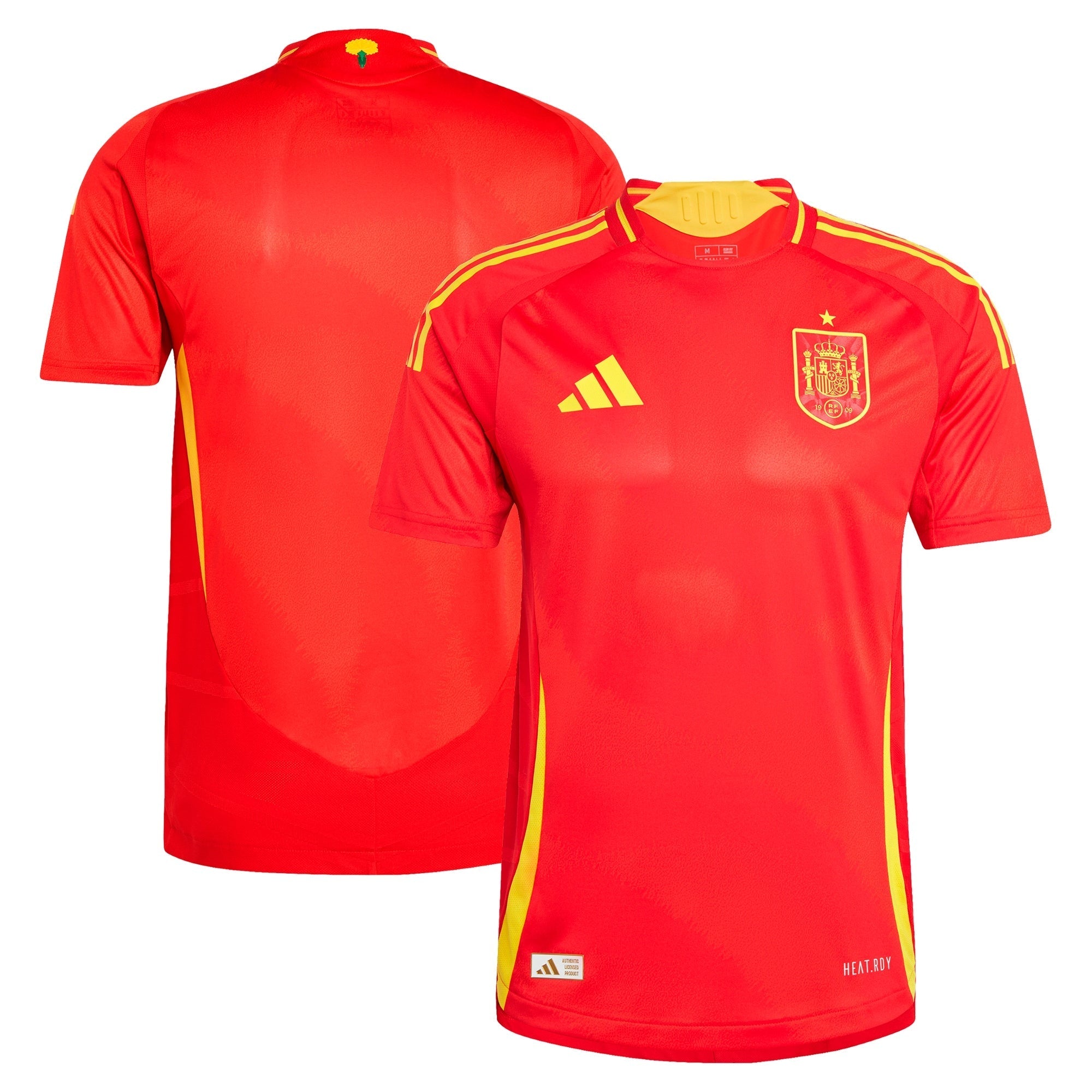 Spain National Team  2024 Home Customized Soccer Shirt - Scarlet