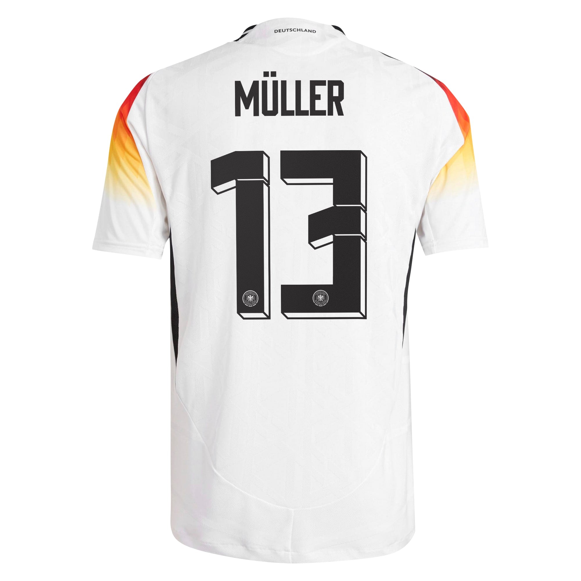Thomas Muller Germany National Team  2024 Home Soccer Shirt - White