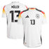 Thomas Muller Germany National Team  2024 Home Soccer Shirt - White