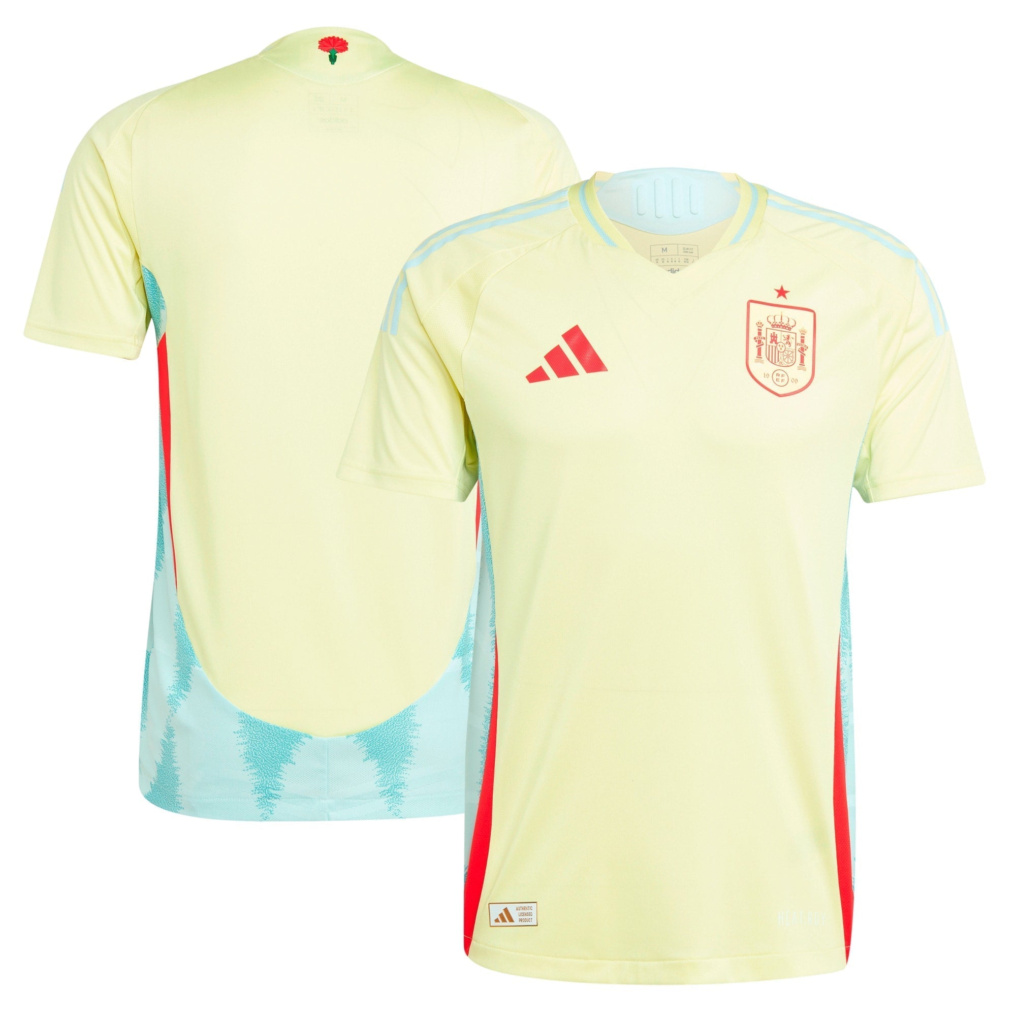Spain National Team  2024 Away Customized Soccer Shirt - Yellow