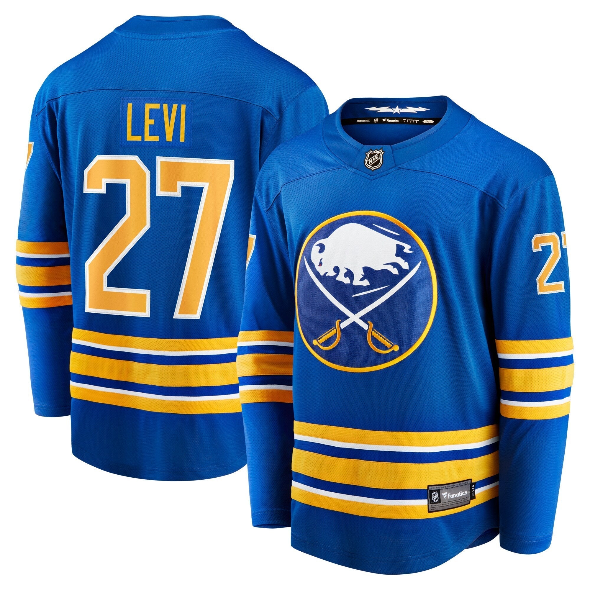 Devon Levi Buffalo Sabres Fanatics Branded Home Breakaway Shirt - Royal