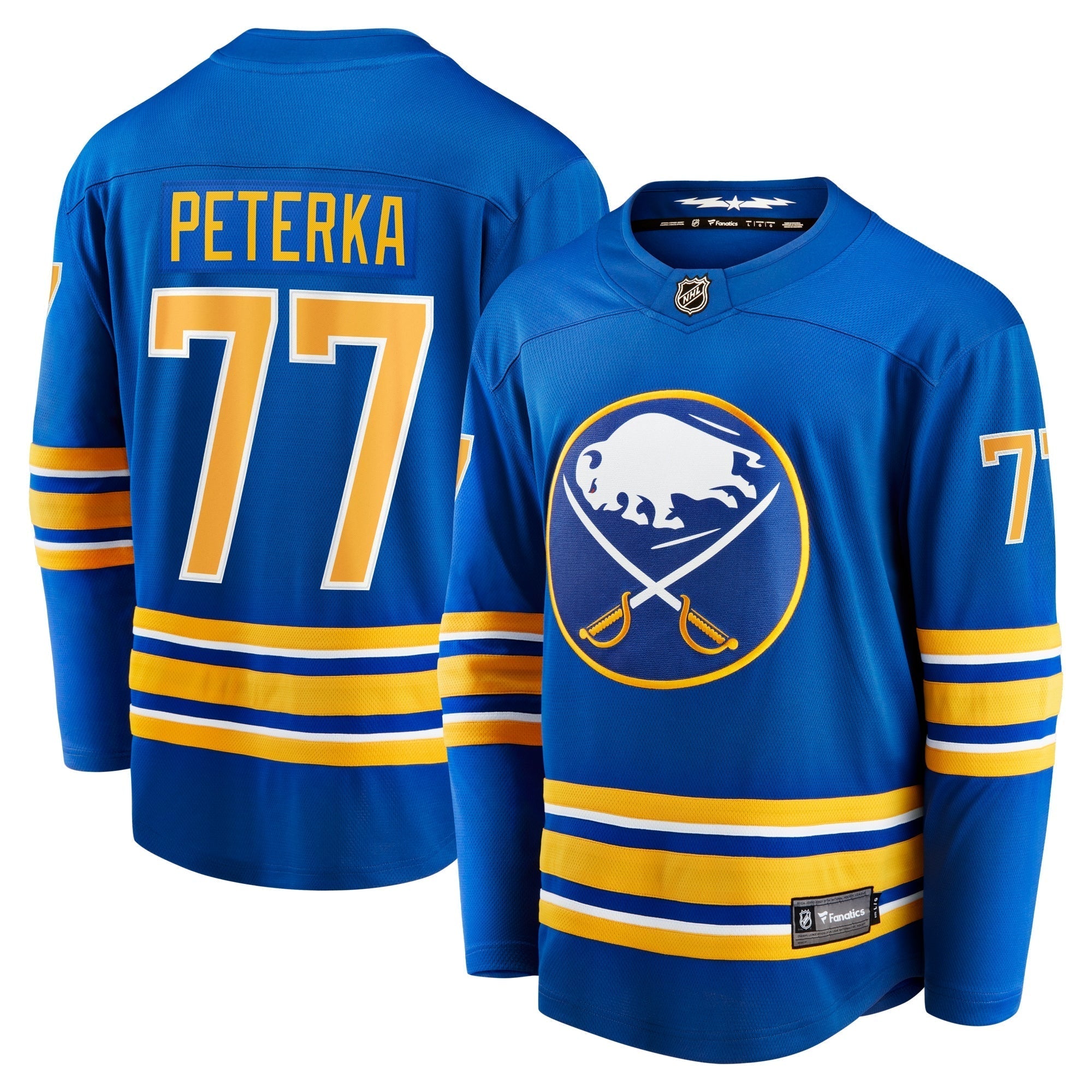 JJ Peterka Buffalo Sabres Fanatics Branded Home Breakaway Shirt - Royal