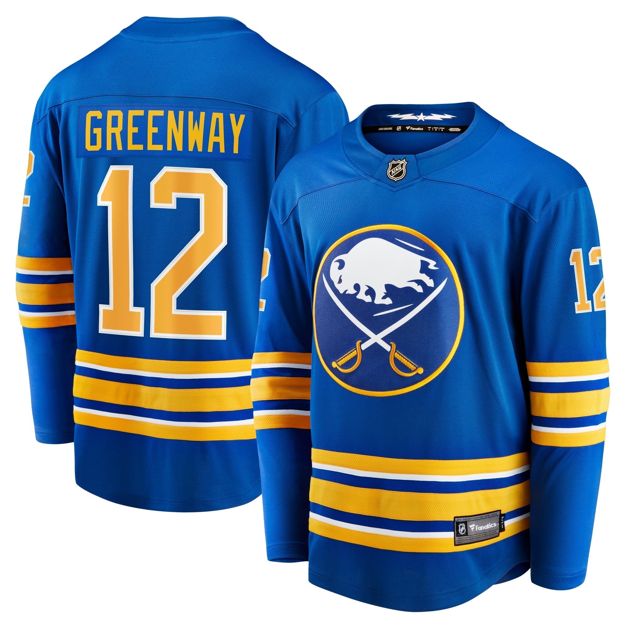 Jordan Greenway Buffalo Sabres Fanatics Branded Home Breakaway Shirt - Royal