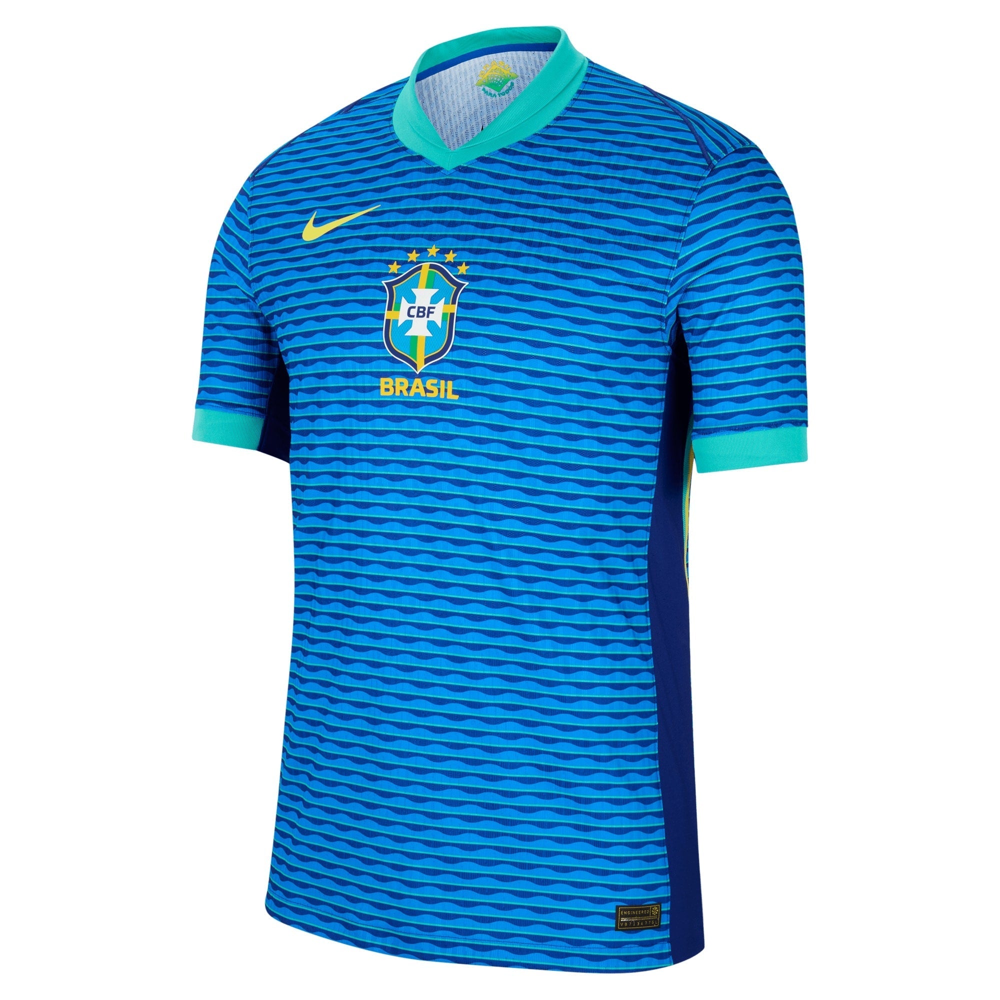 Brazil National Team 2024 Away Match Customized Soccer Shirt – Blue
