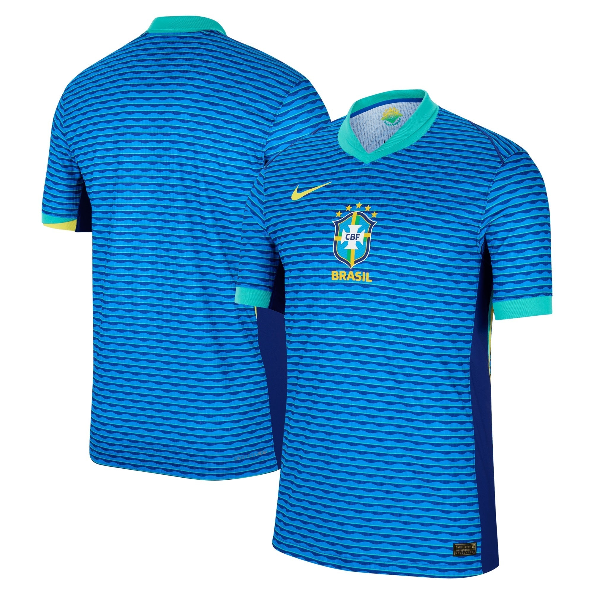 Brazil National Team 2024 Away Match Customized Soccer Shirt – Blue