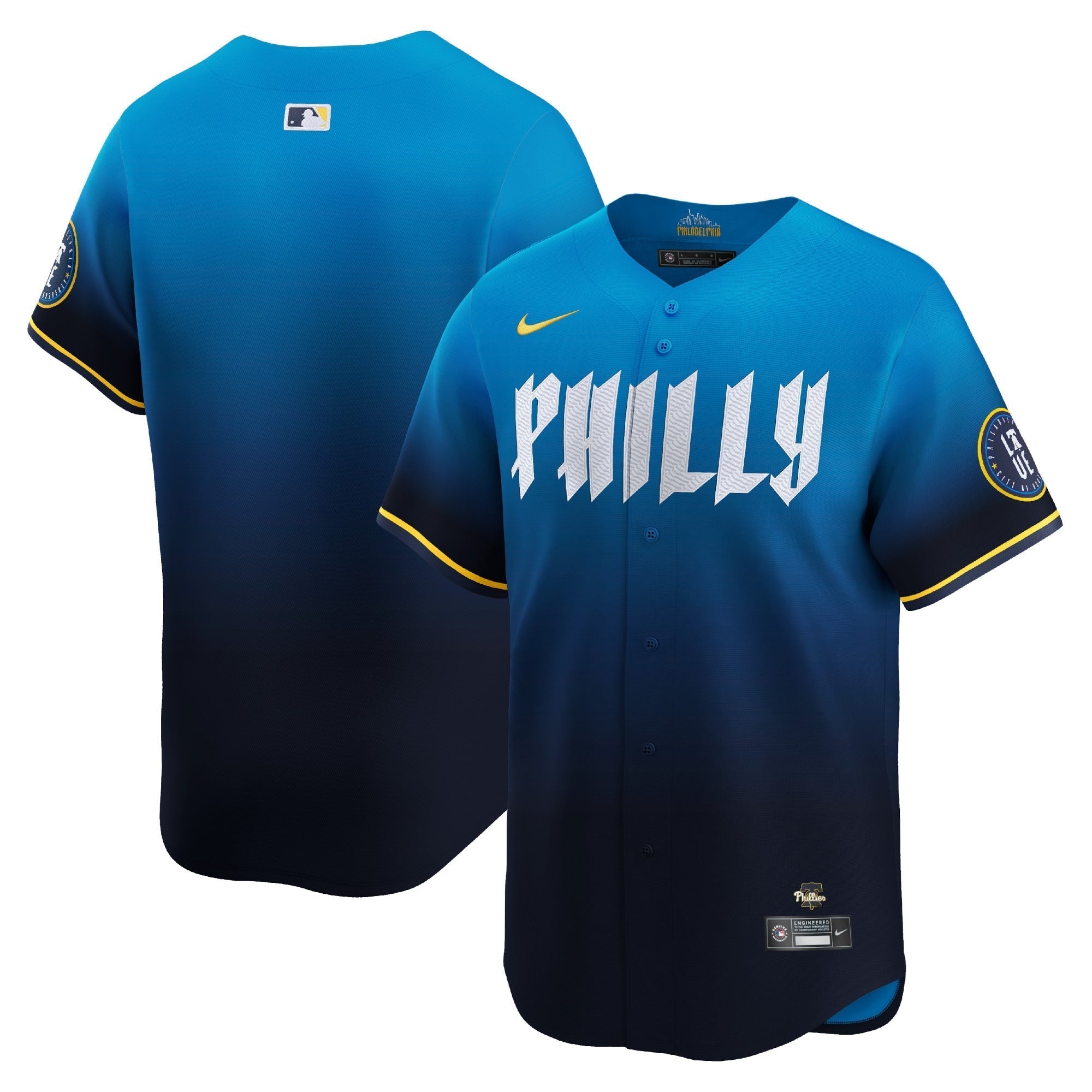 Philadelphia Phillies  2024 City Connect Limited customized Shirt - Blue