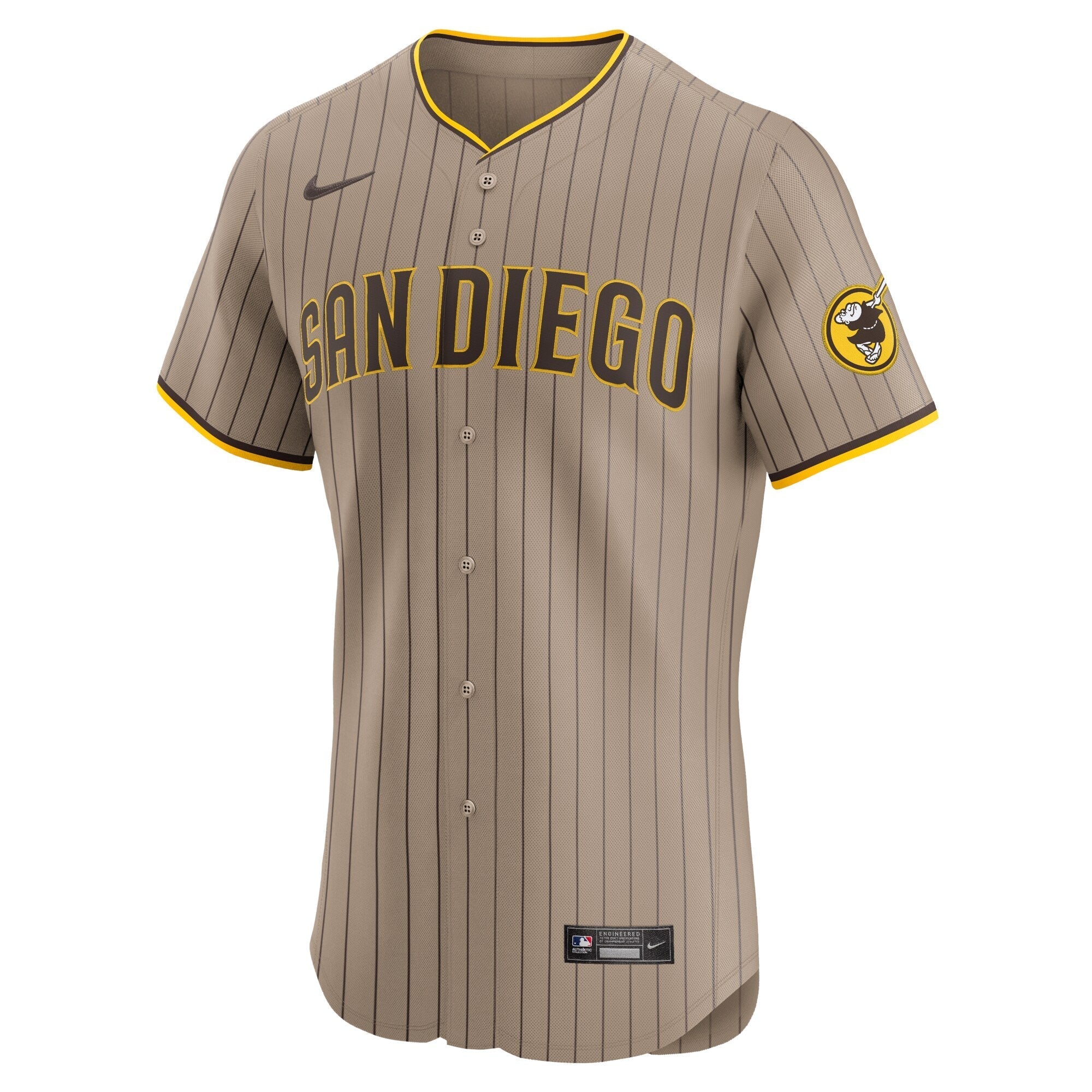 San Diego Padres  Alternate 2024 Jackie Robinson Day Elite Shirt - Brown