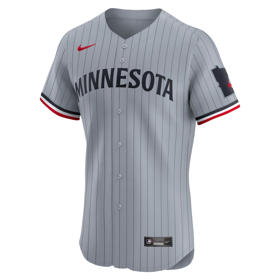 Minnesota Twins  Road 2024 Jackie Robinson Day Elite Shirt - Gray
