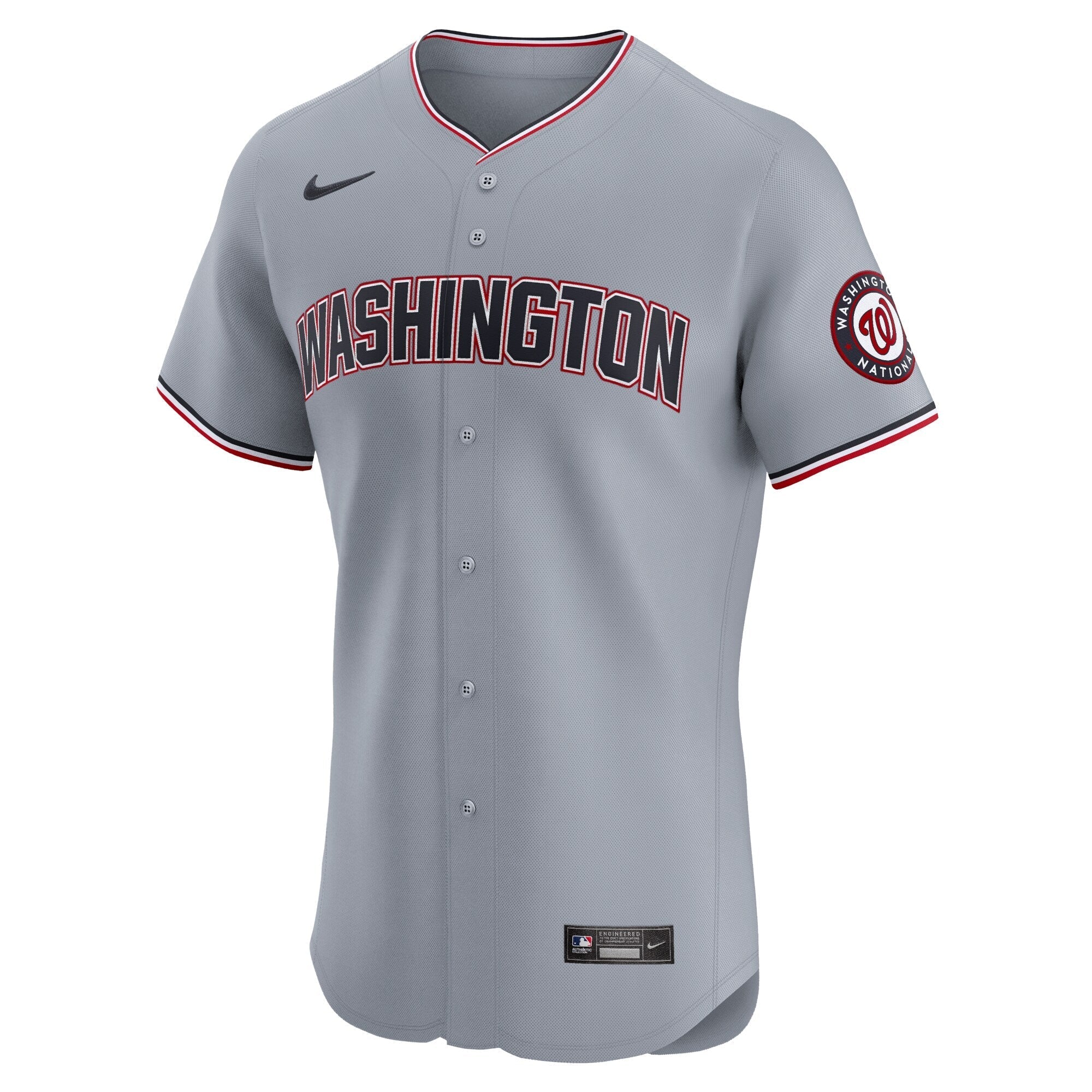 Washington Nationals  Road 2024 Jackie Robinson Day Elite Shirt - Gray