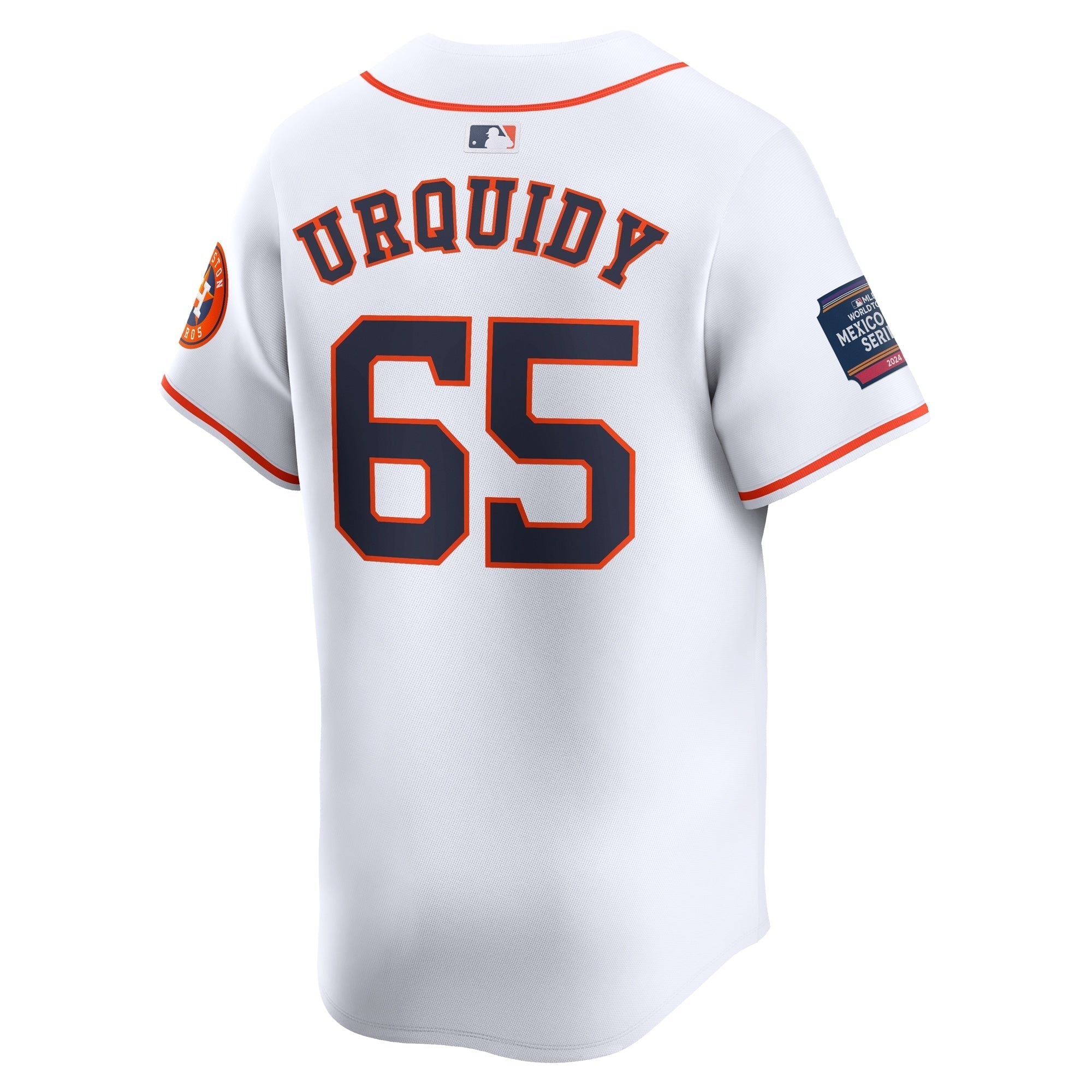 Jose Urquidy Houston Astros  2024 MLB World Tour Mexico City Series Home Limited Player Shirt - White