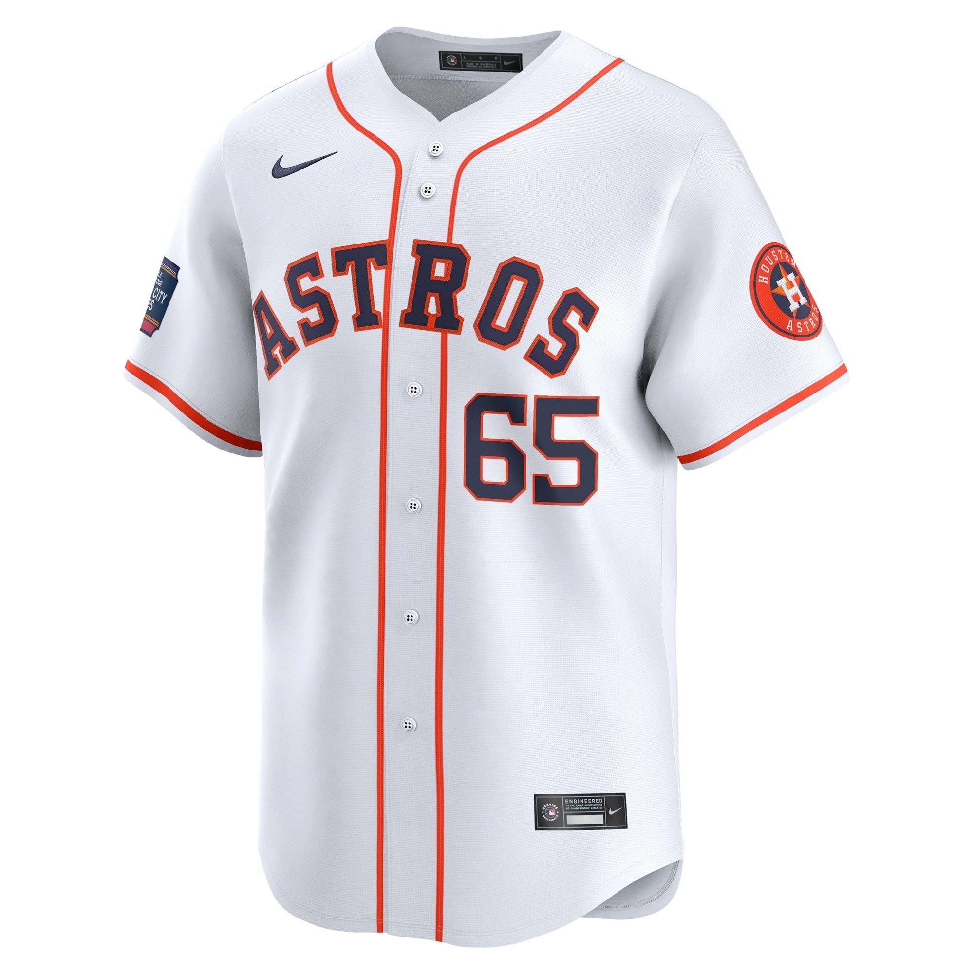 Jose Urquidy Houston Astros  2024 MLB World Tour Mexico City Series Home Limited Player Shirt - White