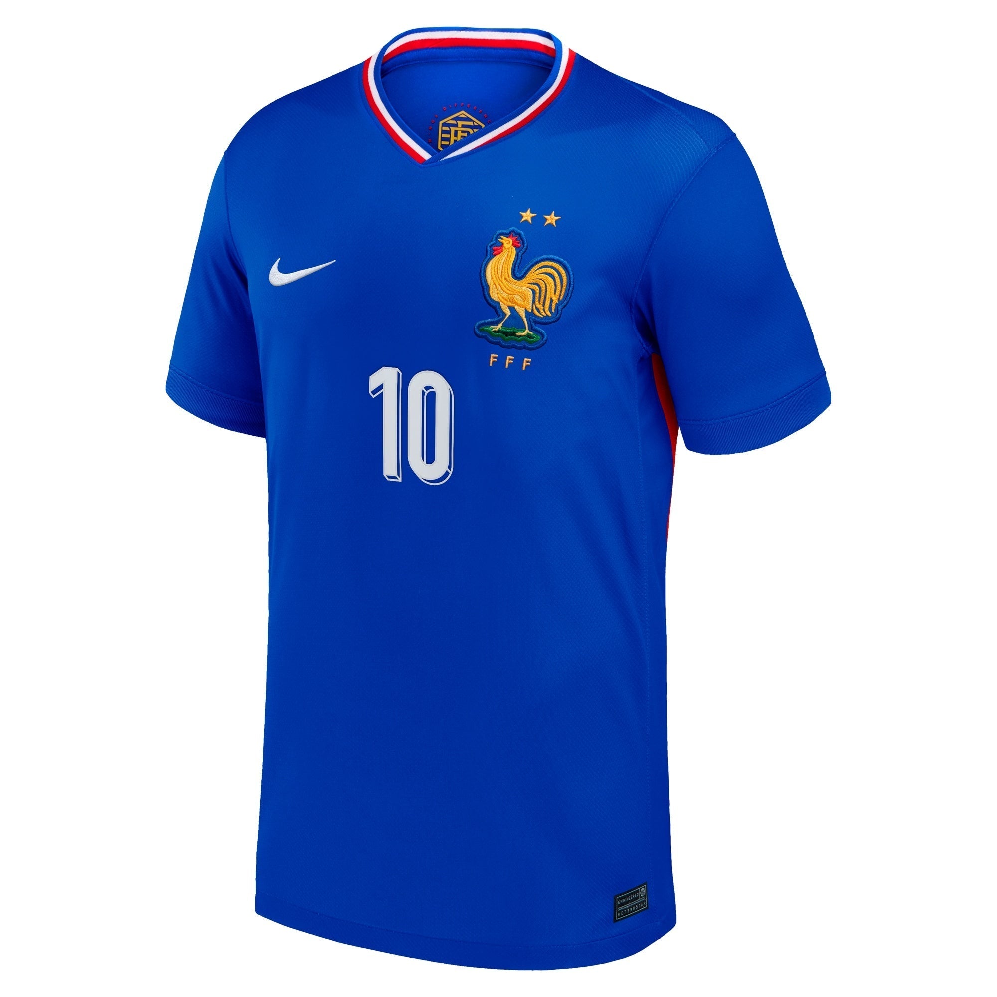 Kylian Mbappe France National Team 2024 Home Soccer Shirt - Blue