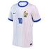 Kylian Mbappe France National Team 2024 Away Soccer Shirt - White