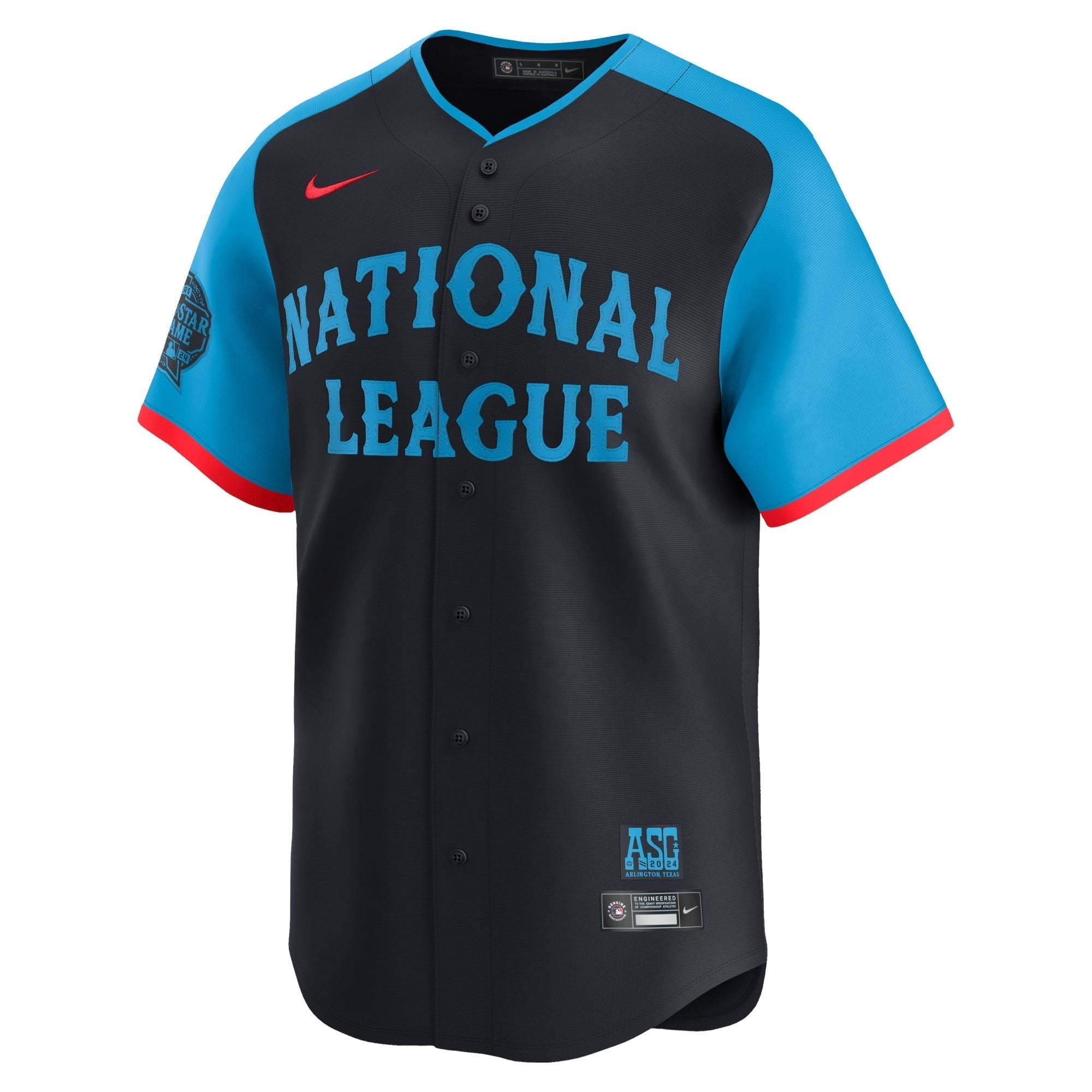 National League  2024 MLB All-Star Game Limited customized Shirt - Navy