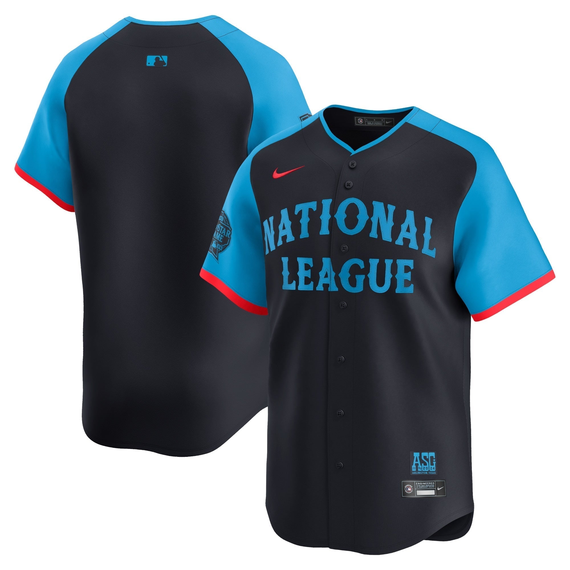 National League  2024 MLB All-Star Game Limited customized Shirt - Navy