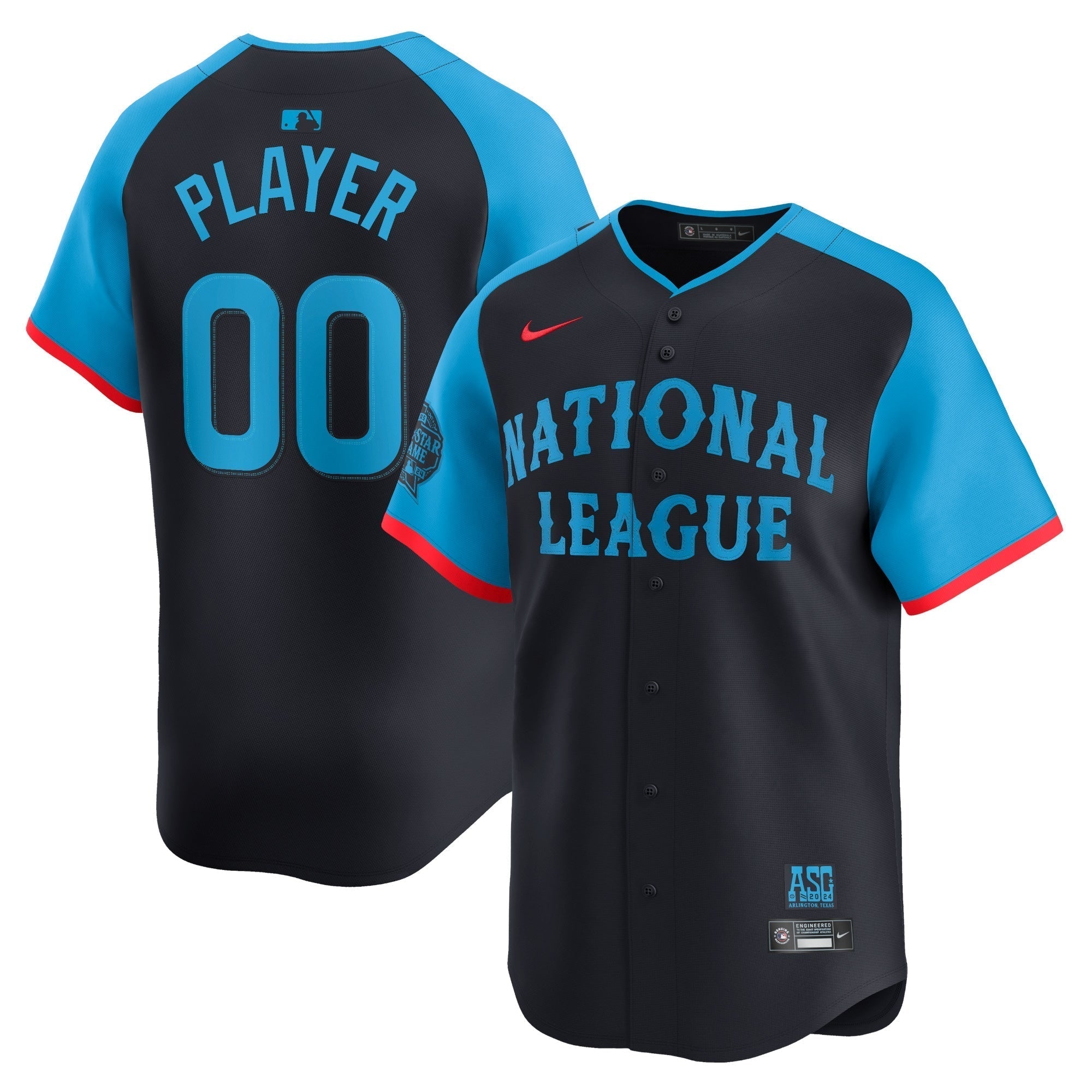 National League  2024 MLB All-Star Game Limited Pick-A-Player customized Shirt - Navy