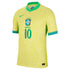 Neymar Jr. Brazil National Team 2024 Home Match Player Soccer Shirt – Yellow