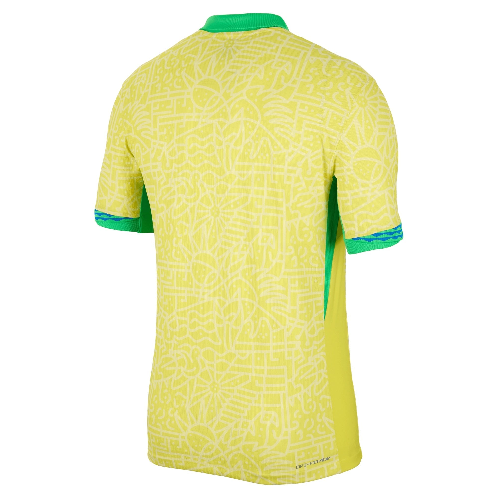 Brazil National Team 2024 Home Match Customized Soccer Shirt – Yellow