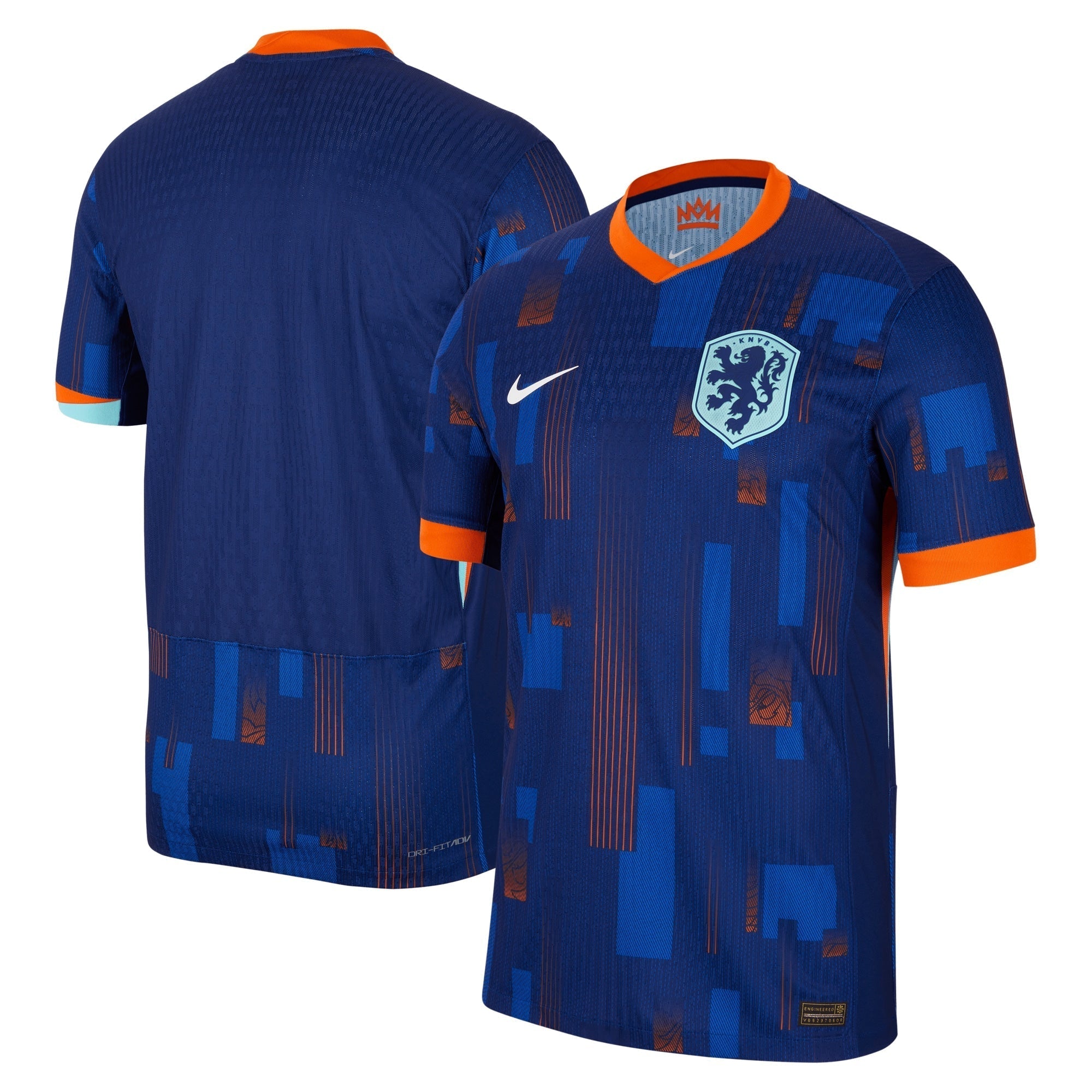 Netherlands Away Dri-FIT ADV Match Shirt 2024 Custom Soccer Shirt - Blue