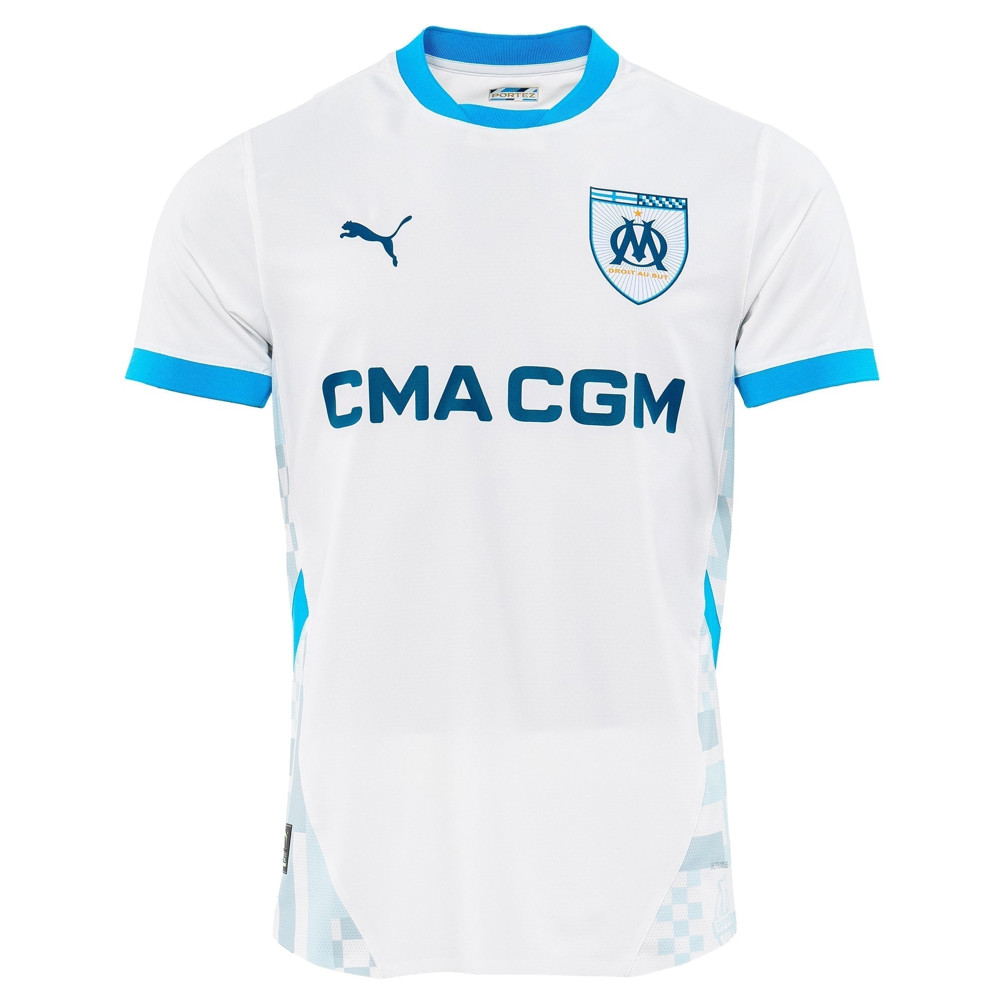 Olympique de Marseille  Home Shirt 2024-25 Customized Soccer Shirt - White