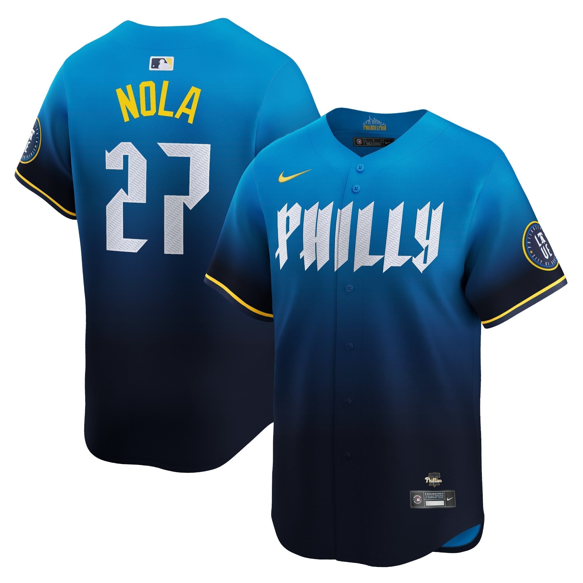 Philadelphia Phillies  Limited City Connect Shirt - Navy - Aaron Nola - Mens