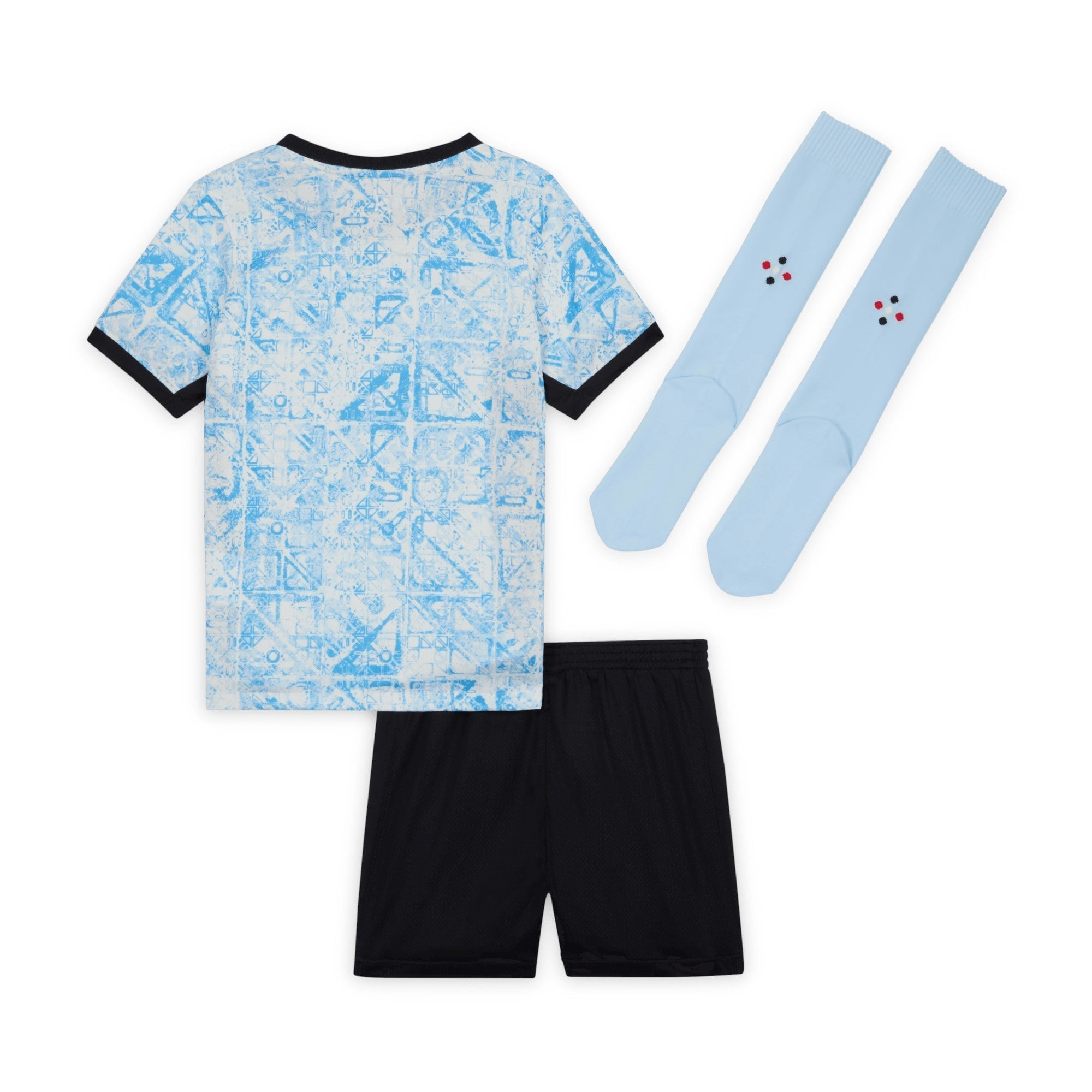 Portugal Away Stadium Kit 2024 Kids Custom Soccer Shirt