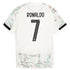 Back view of Cristiano Ronaldo Portugal away jersey 2025 by Puma with number 7 and colorful sleeve details