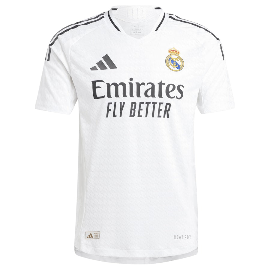 Kylian Mbappé 9 Real Madrid  2024/2025 Home Player Soccer Shirt - White