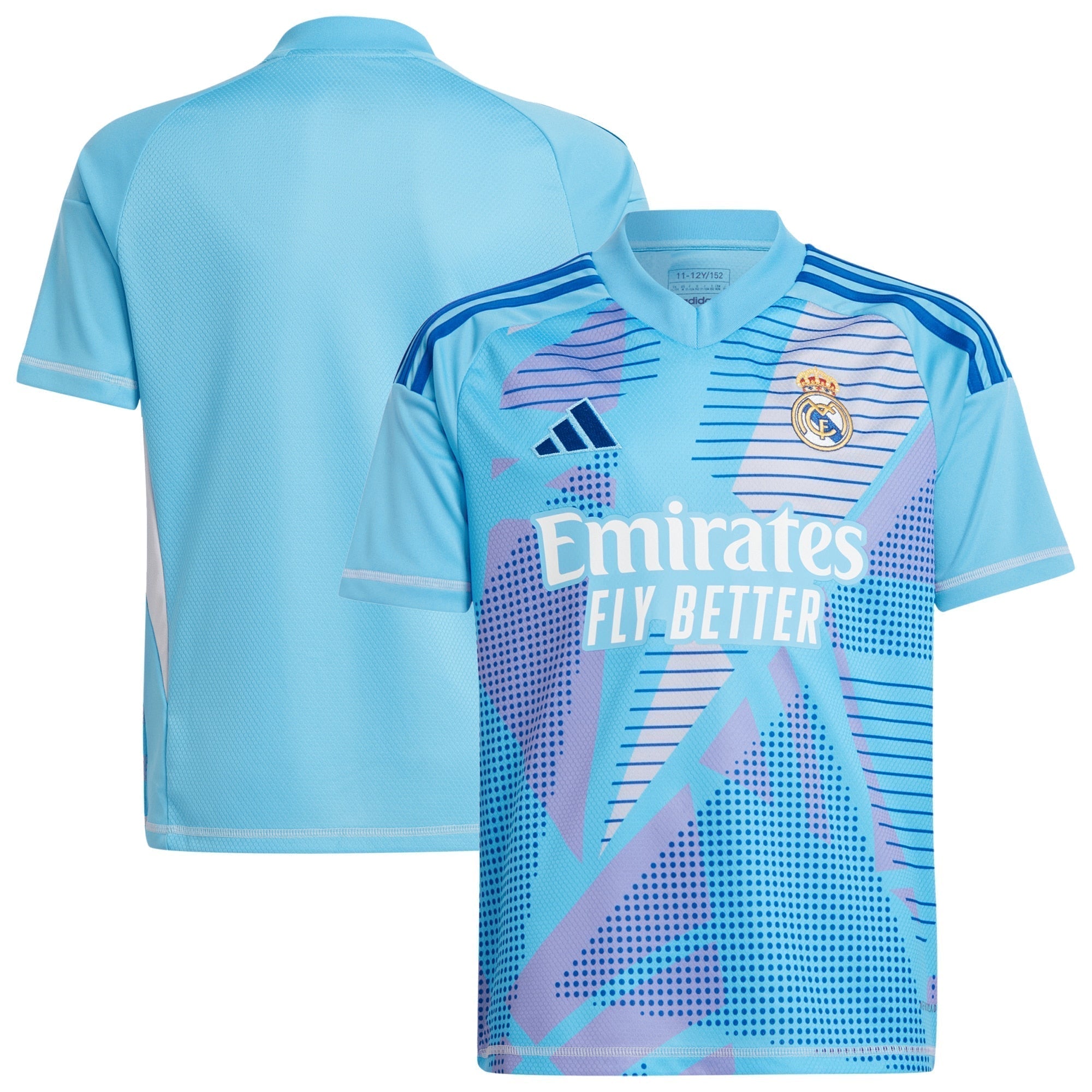 Real Madrid Home Goalkeeper Shirt 2024-25 - Kids Custom Soccer Shirt - Blue