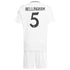 Real Madrid Home Kids 2024-25 with Bellingham 5 printing Soccer Shirt - White