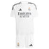 Real Madrid Home Kids 2024-25 with Mbappé 9 printing Soccer Shirt - White