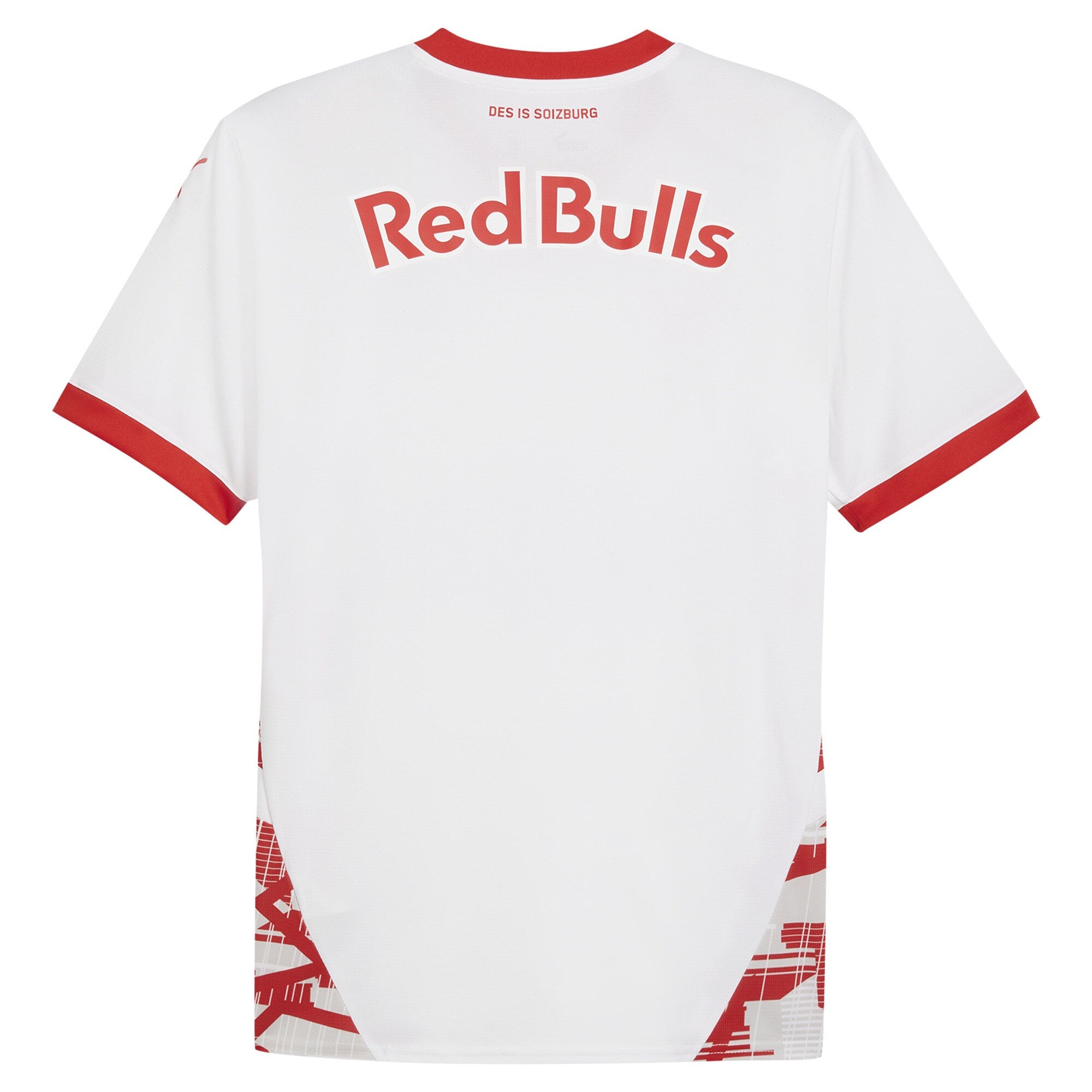 Red Bull Salzburg Home Shirt 2024-25 Custom Soccer Shirt - White