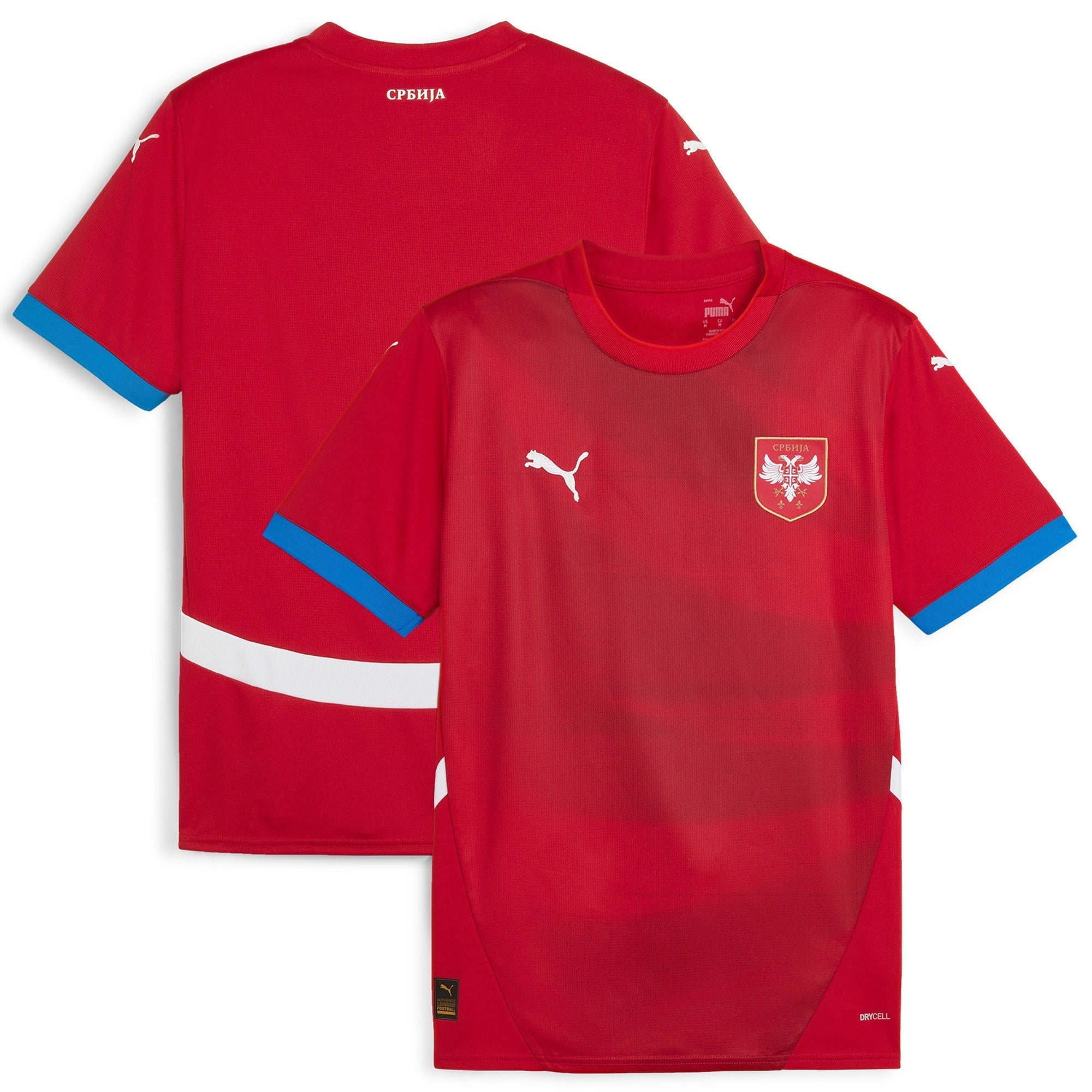 Serbia Home Shirt 2024 Custom Soccer Shirt - Red
