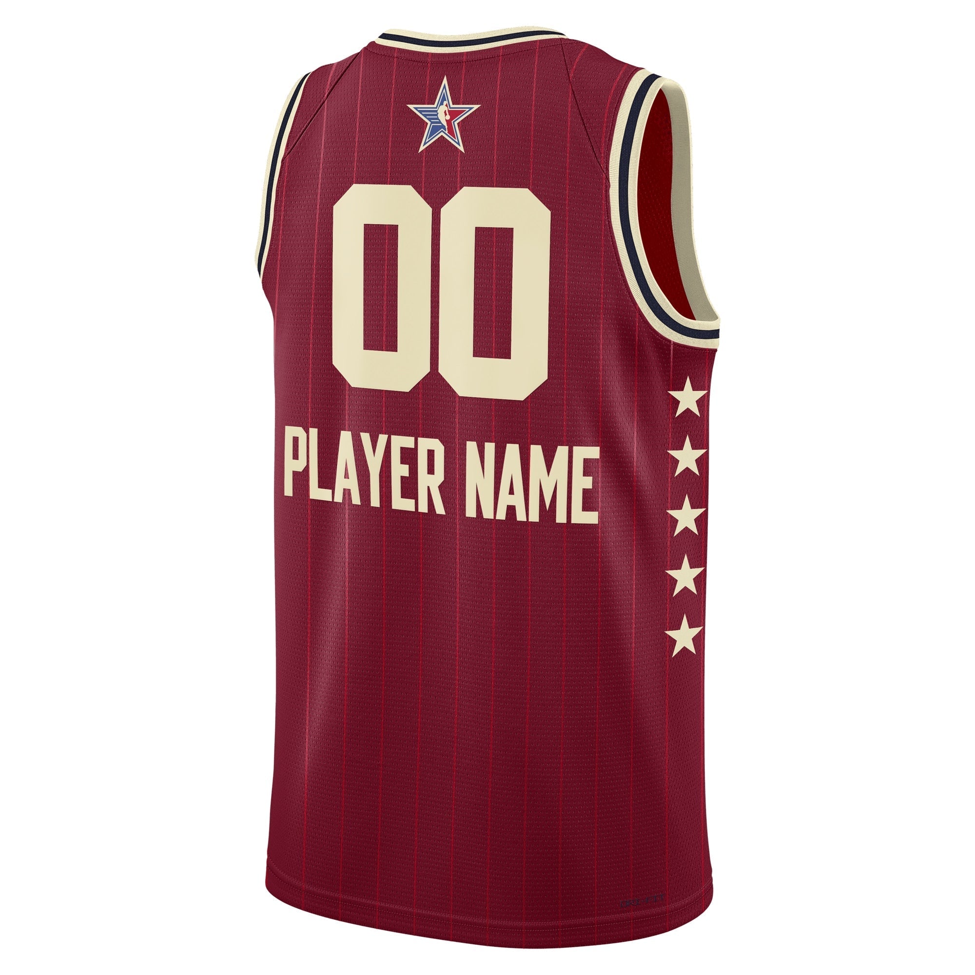 Unisex 2024 NBA All-Star Game Swingman customized Shirt - Crimson