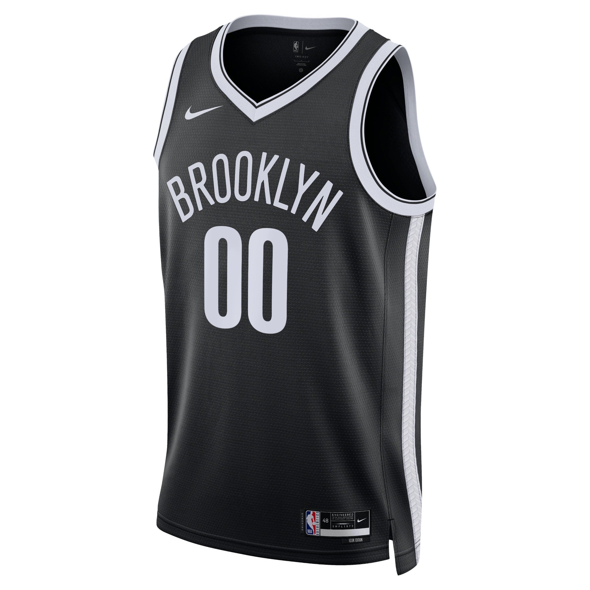 Brooklyn Nets  Unisex Swingman customized Shirt Black - Icon Edition