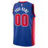 Detroit Pistons  Unisex Swingman customized Shirt Blue - Icon Edition