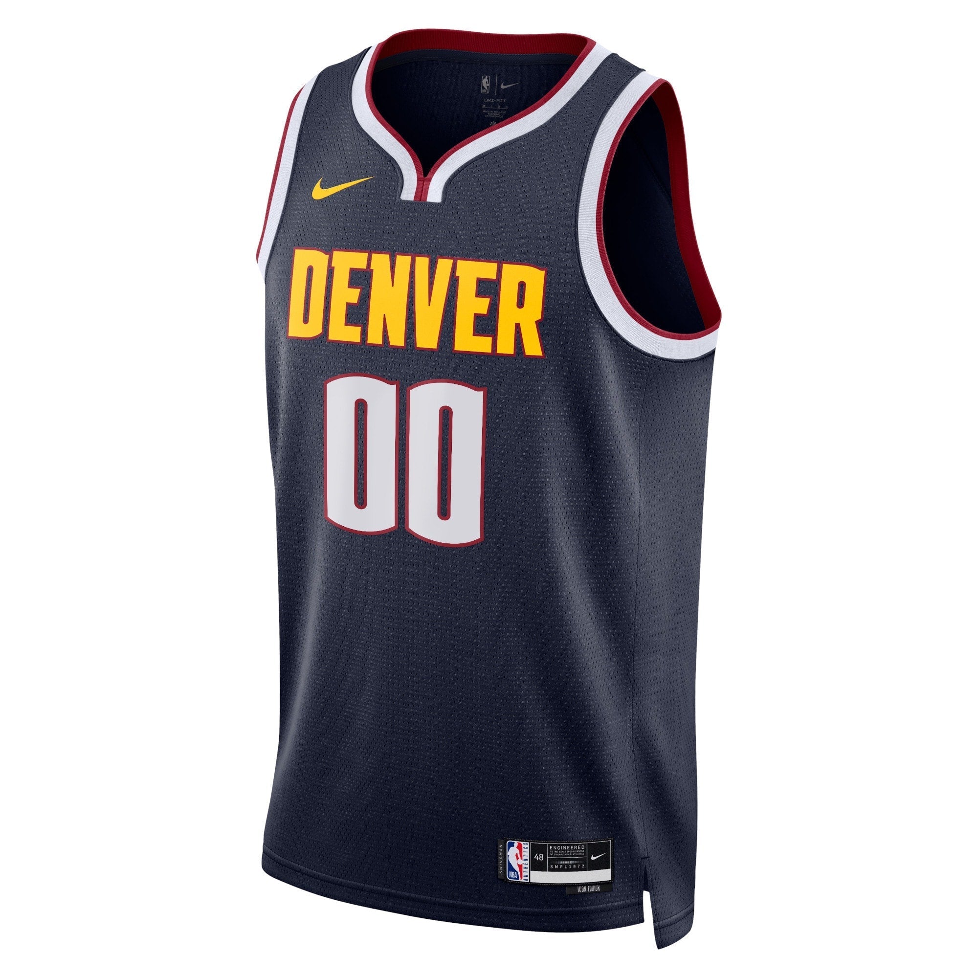Denver Nuggets  Unisex Swingman customized Shirt Navy - Icon Edition