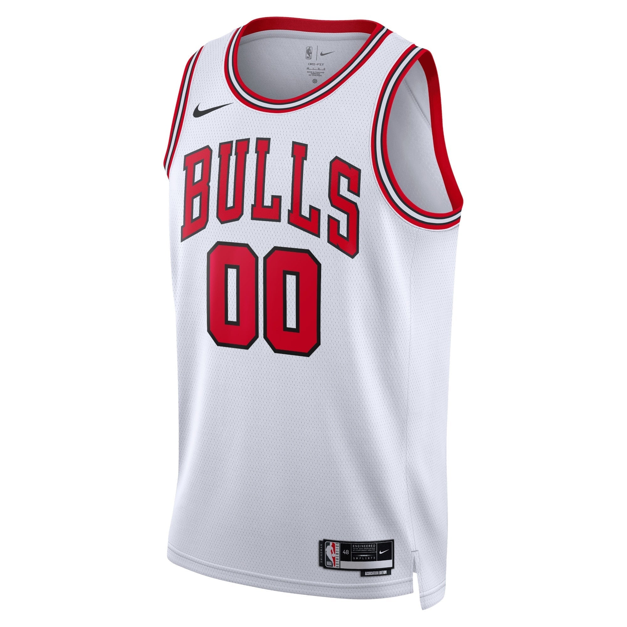 Chicago Bulls  Unisex Swingman customized Shirt White - Association Edition