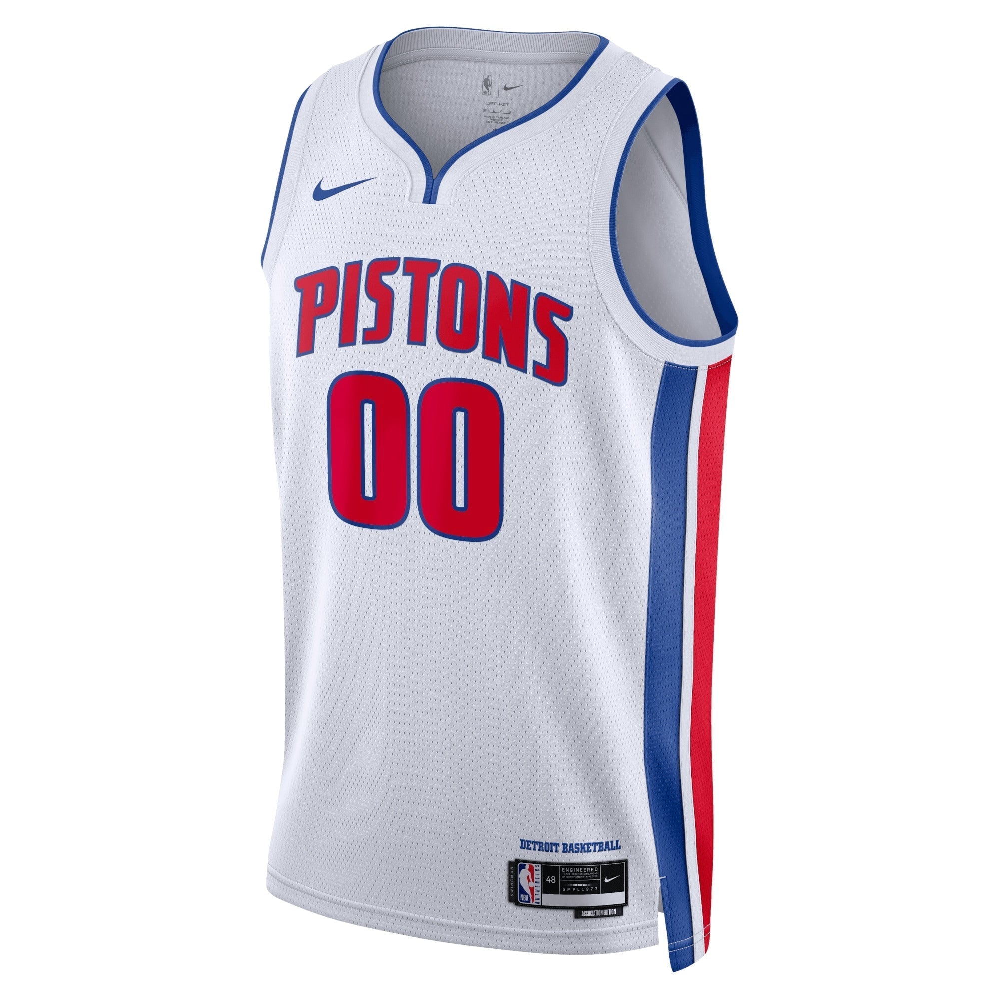 Detroit Pistons  Unisex Swingman customized Shirt White - Association Edition