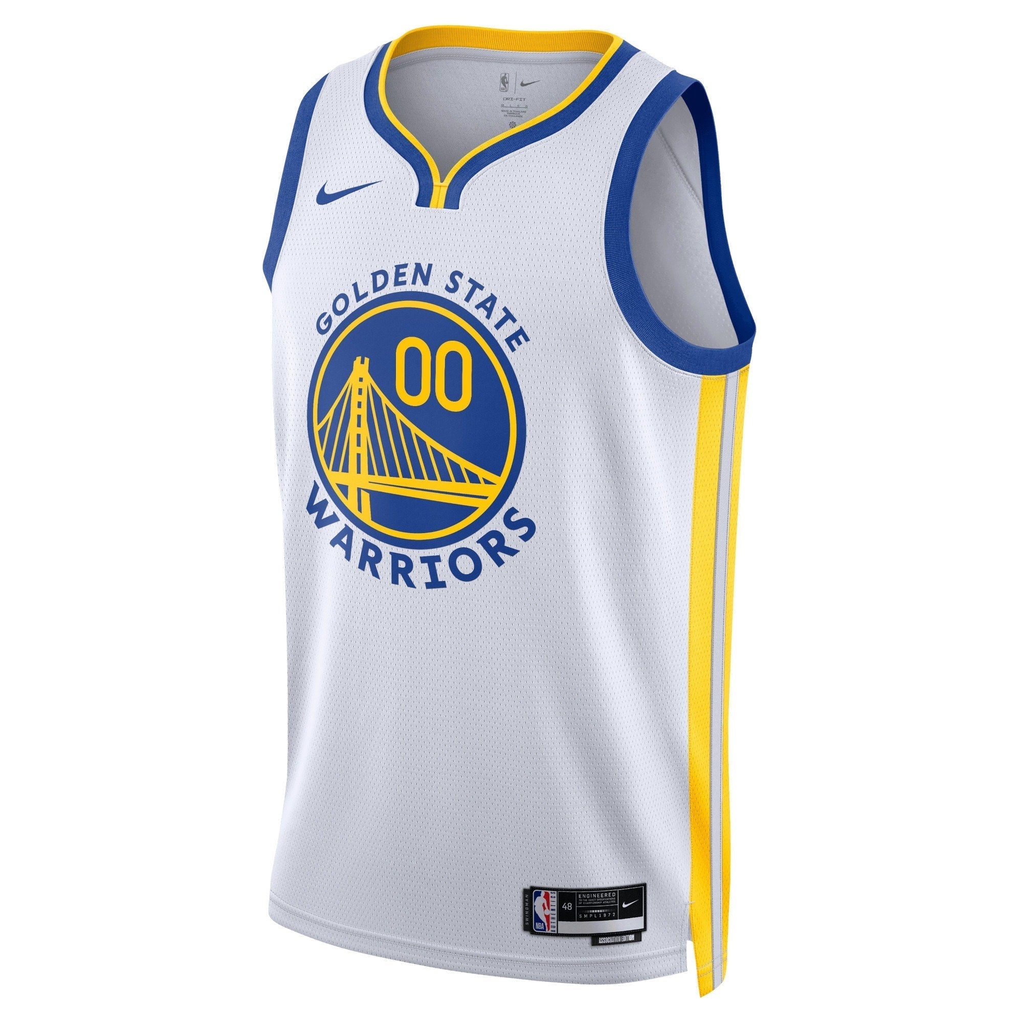 Golden State Warriors  Unisex Swingman customized Shirt White - Association Edition